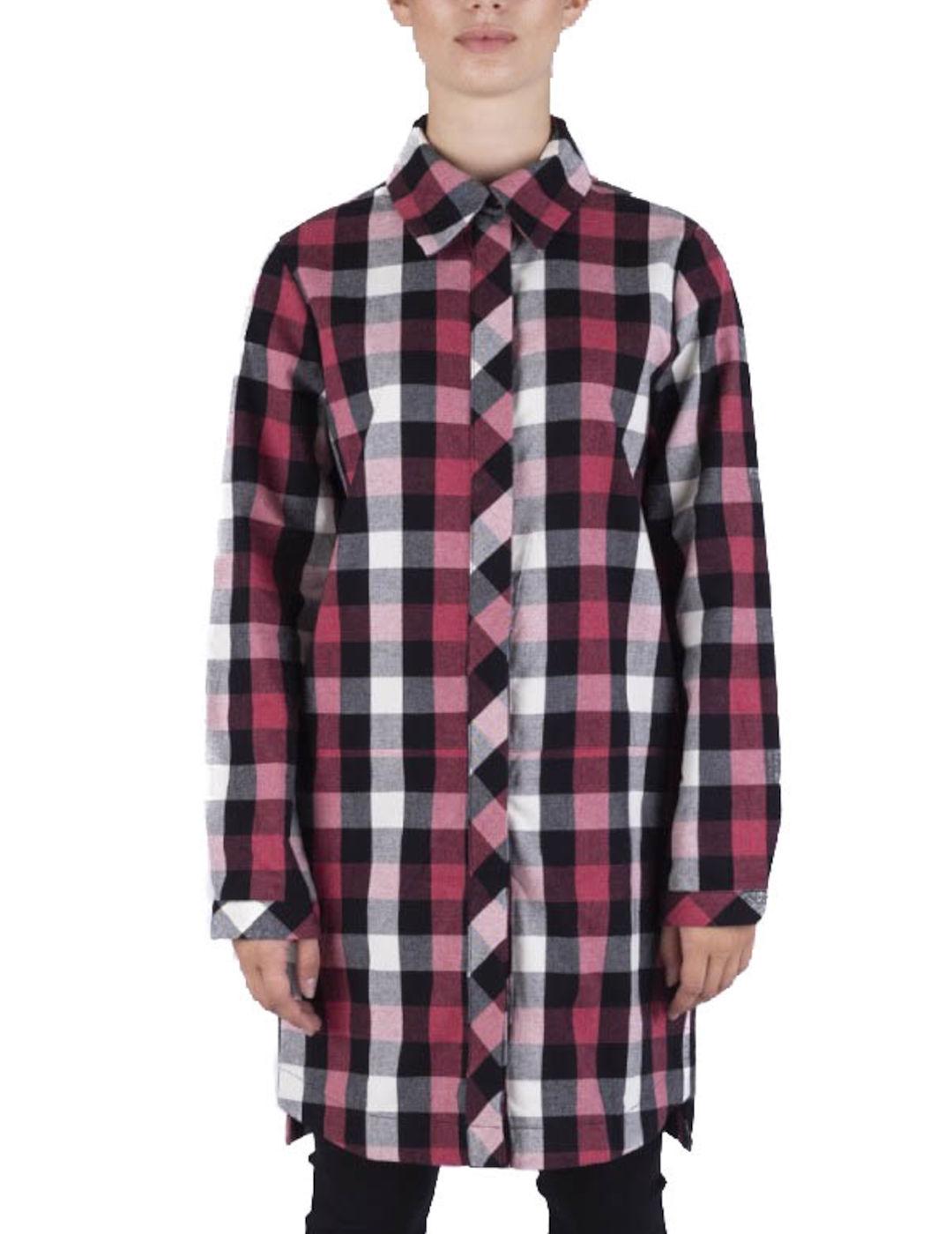 Vestido Anonyme Designers Cuadros Danielle Granate