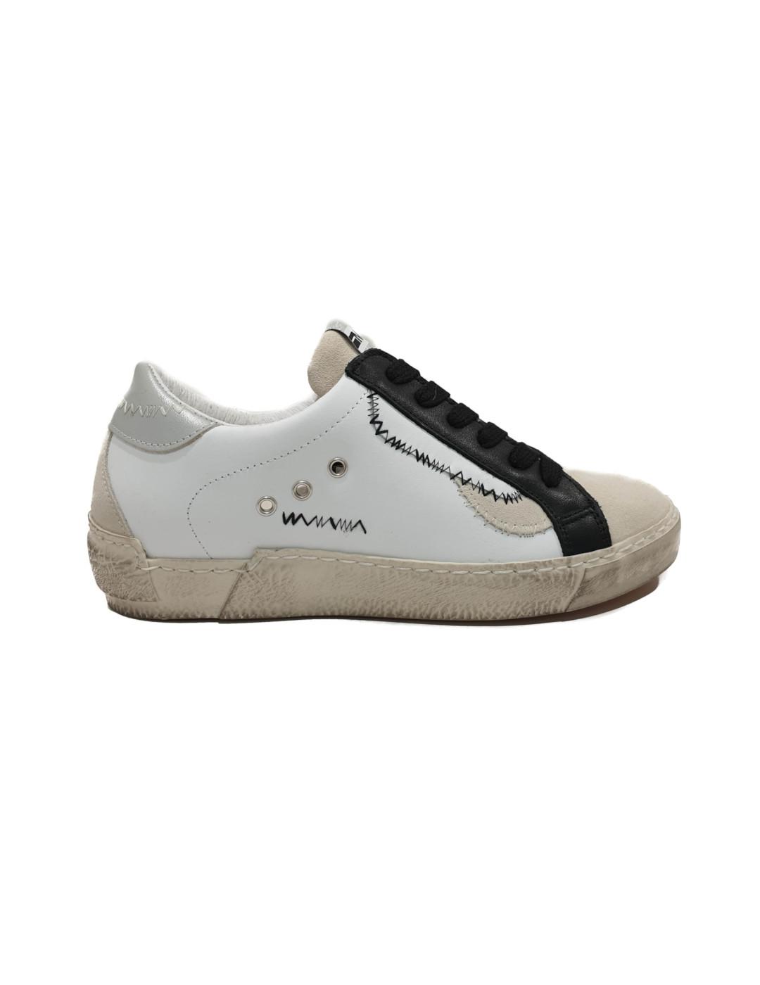 Zapatilla Meliné Pespuntes Blanco