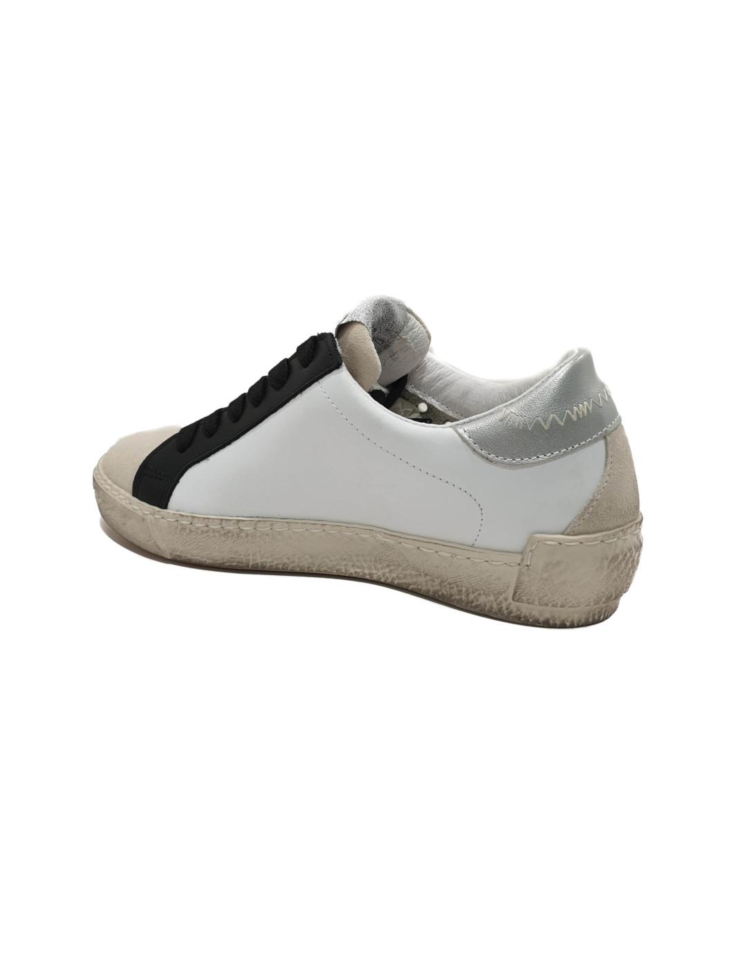 Zapatilla Meliné Pespuntes Blanco