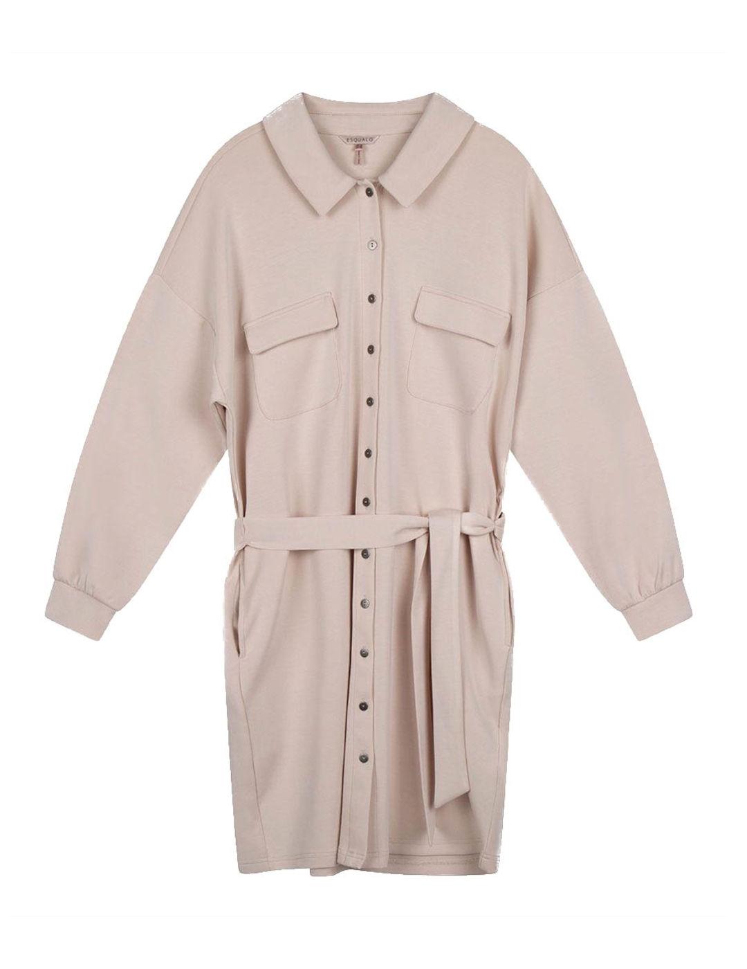 Vestido Esqualo Camisero Beige