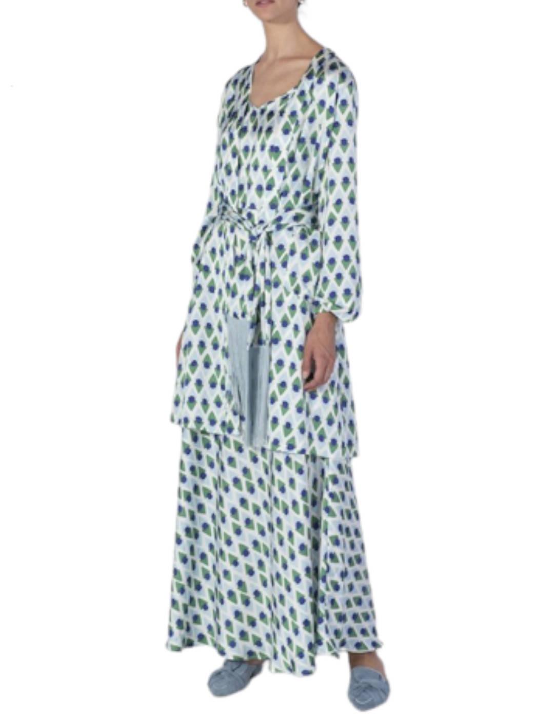 Vestido Anonyme Designers Largo Spear Damien Verde