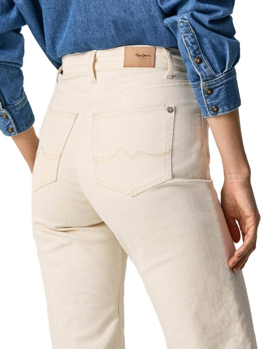 Pantalón Pepe Jeans Lexa Sky High Beige