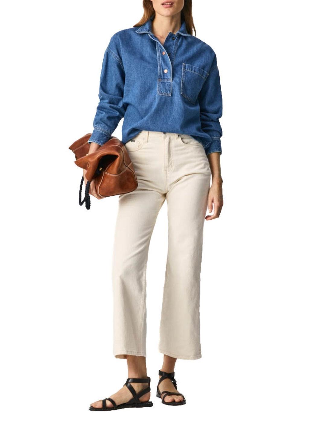 Pantalón Pepe Jeans Lexa Sky High Beige