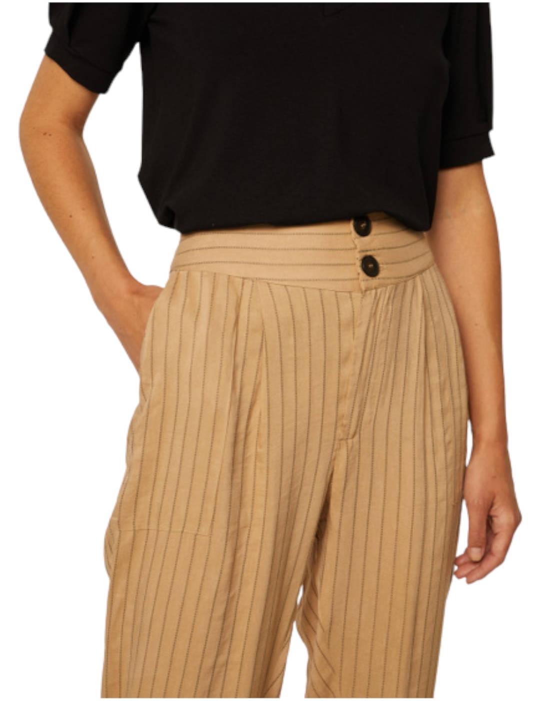 Pantalón Systemaction Raya Diplomática Camel