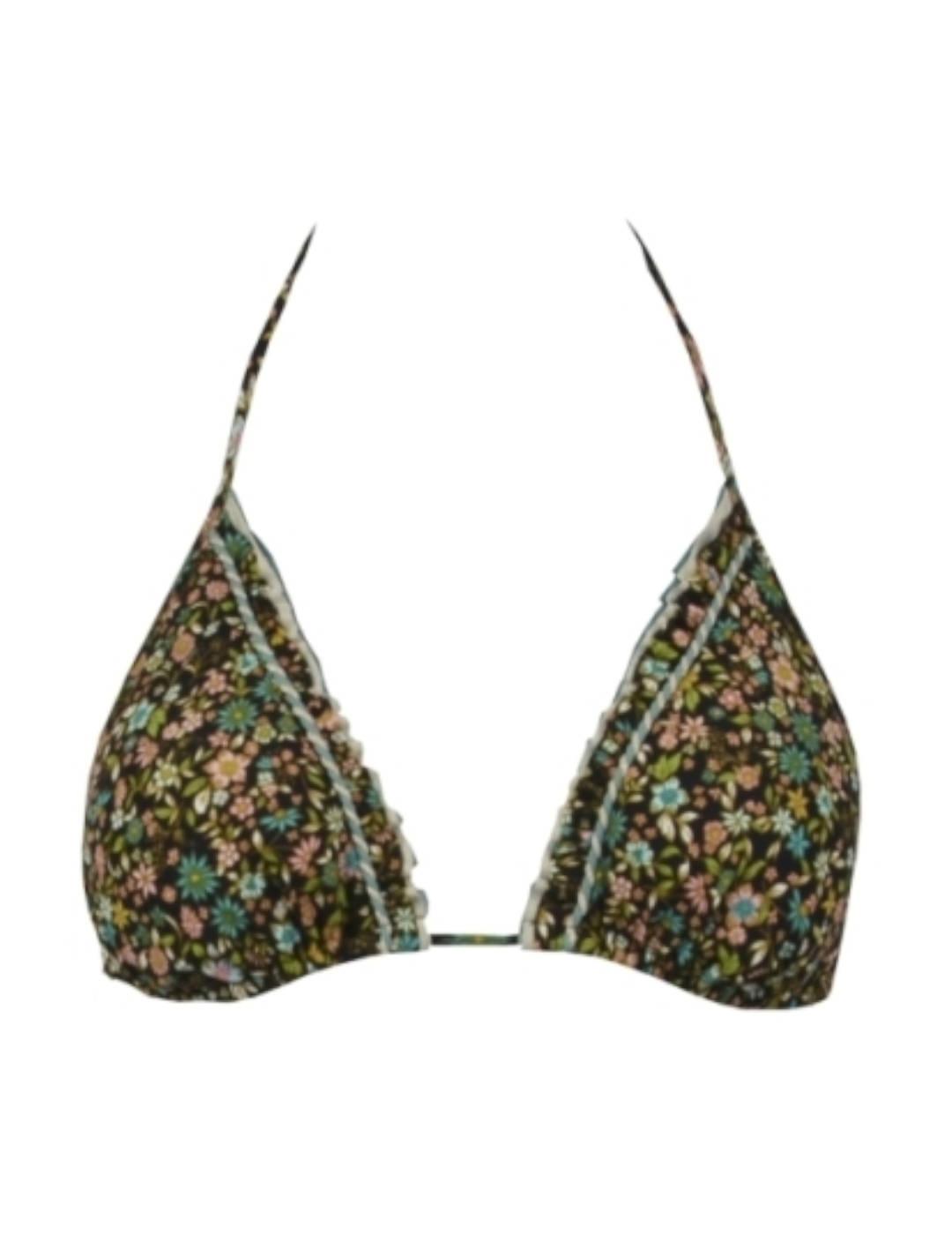 Bikini Red Point Cortina Tessa Negro