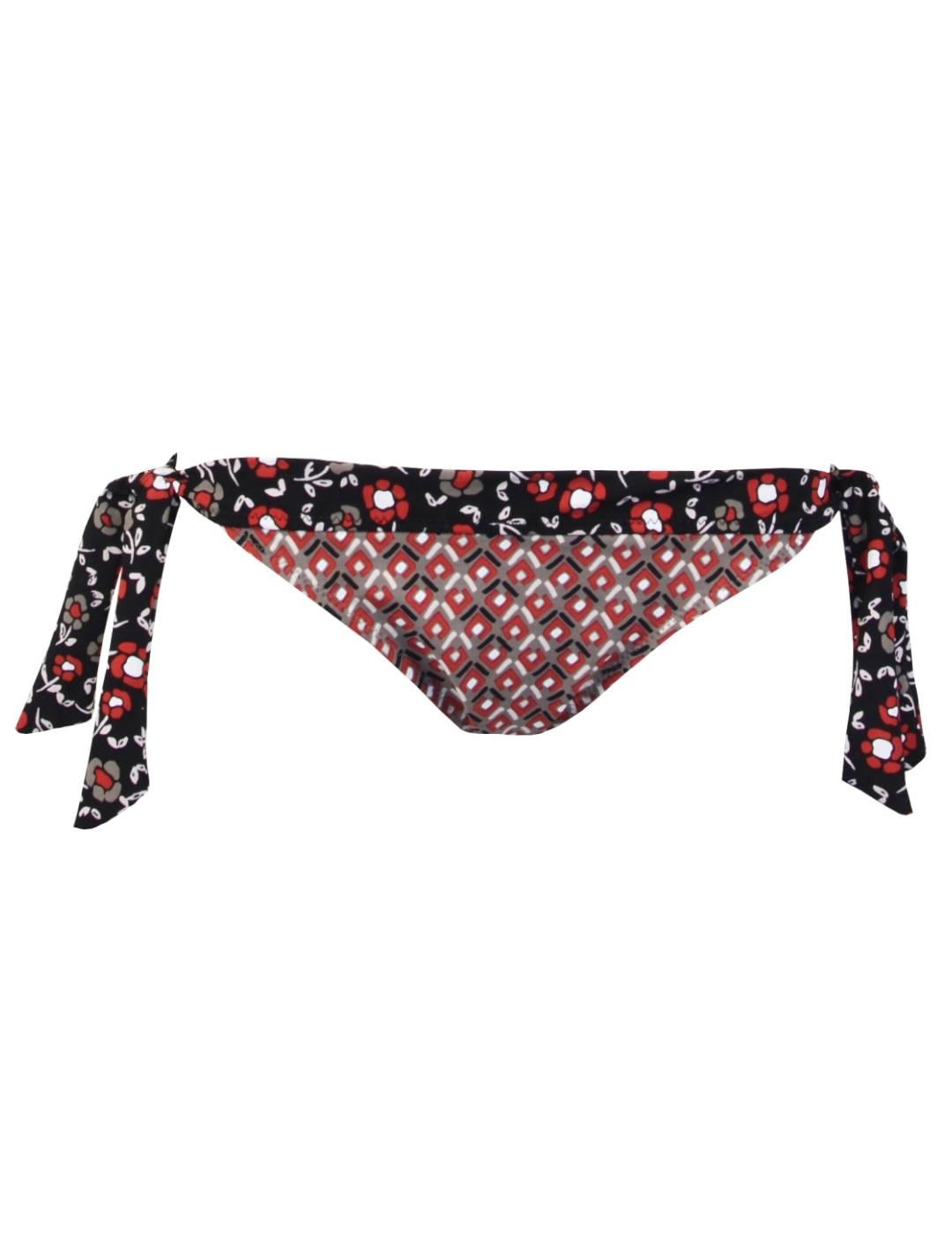 Bikini Red Point Cortina Carisa Granate