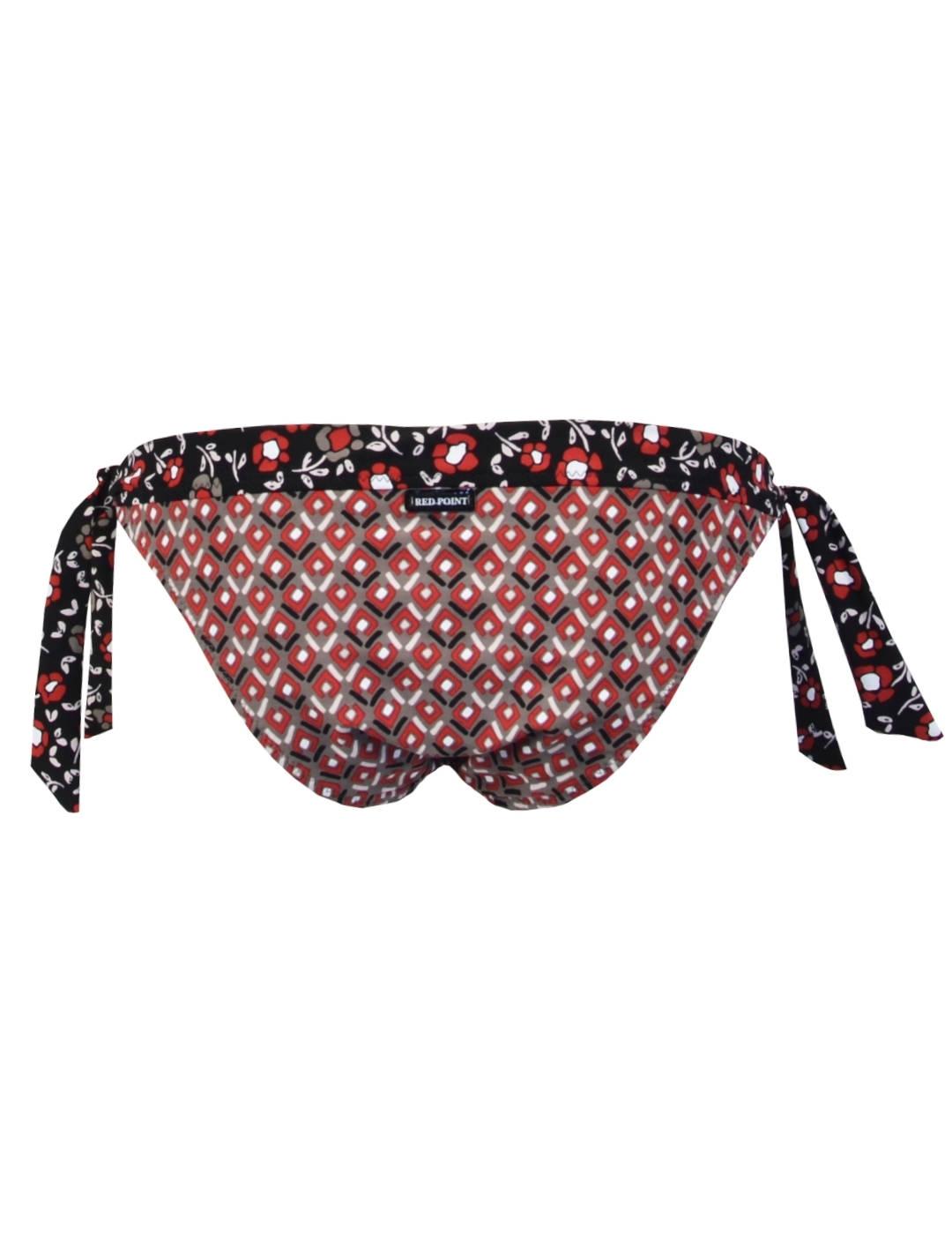 Bikini Red Point Cortina Carisa Granate