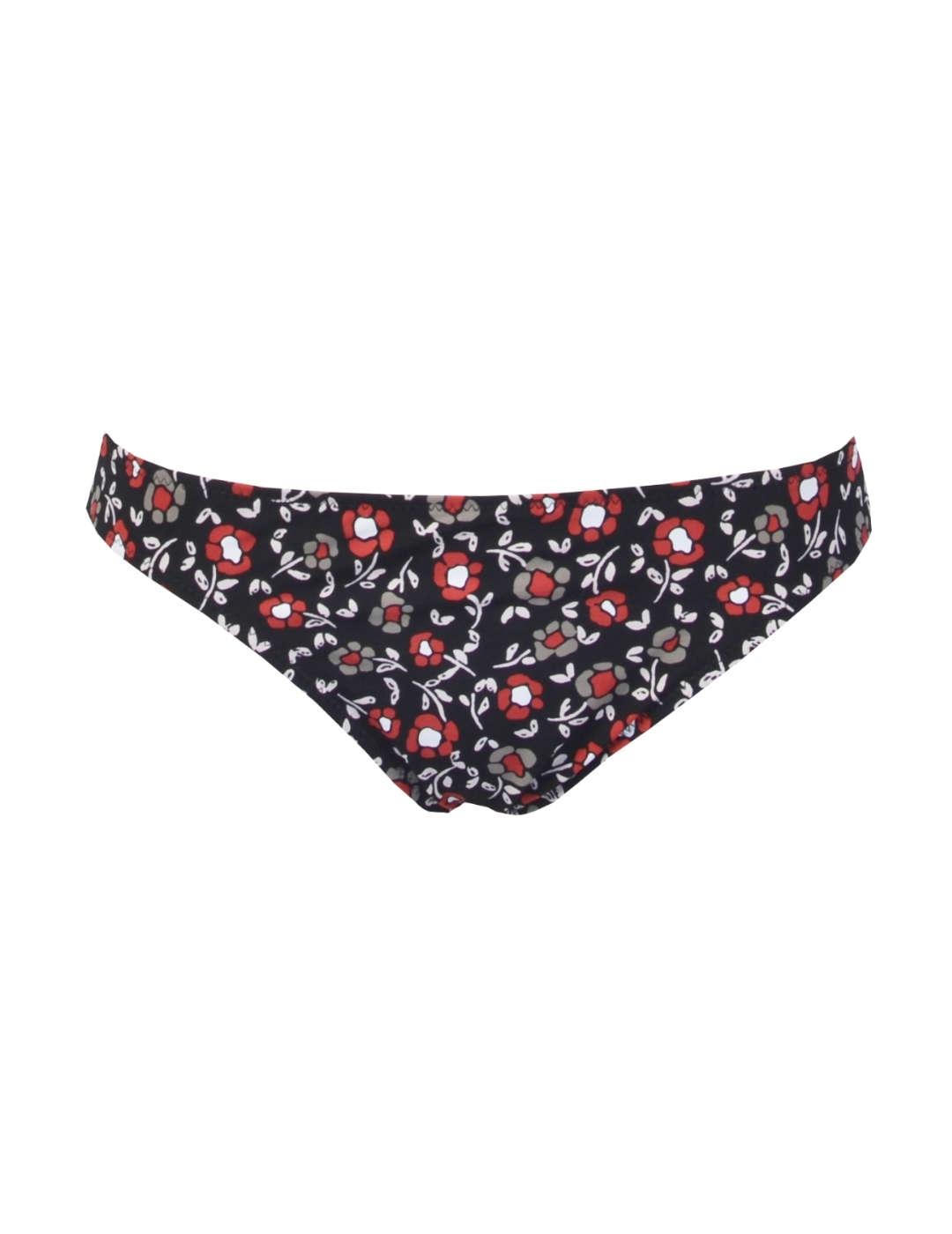 Bikini Red Point Bando Carisa Negro