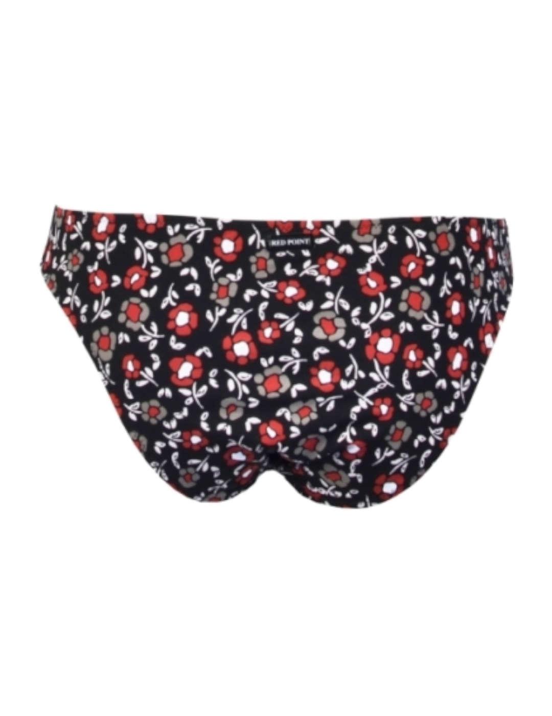 Bikini Red Point Bando Carisa Negro