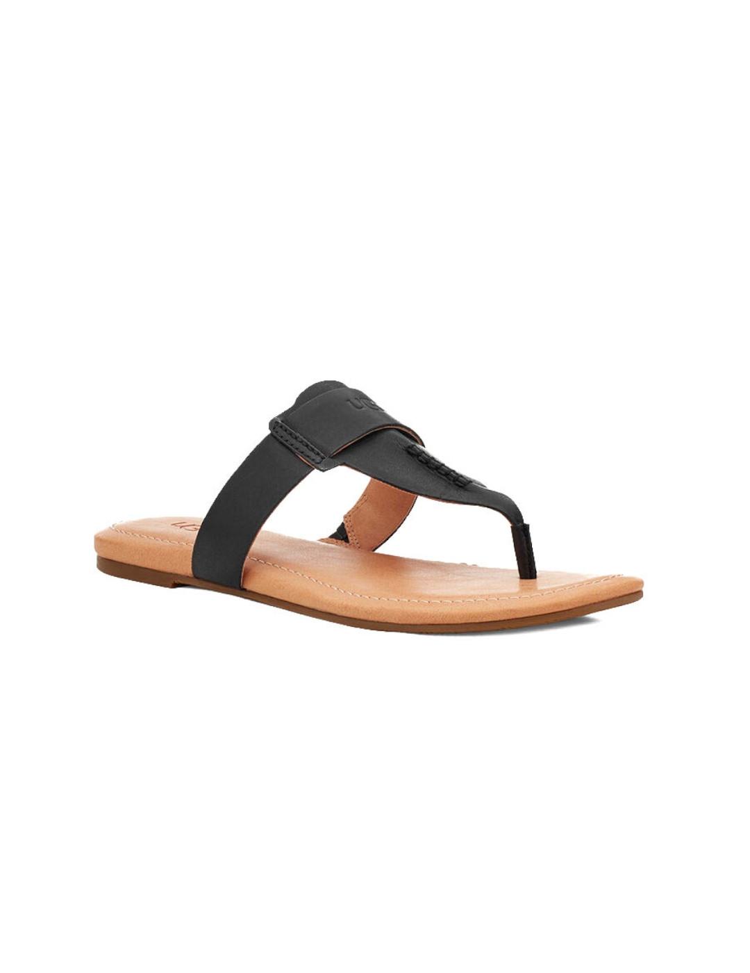 Sandalia UGG Australia  Plana De Dedo Gaila Negra