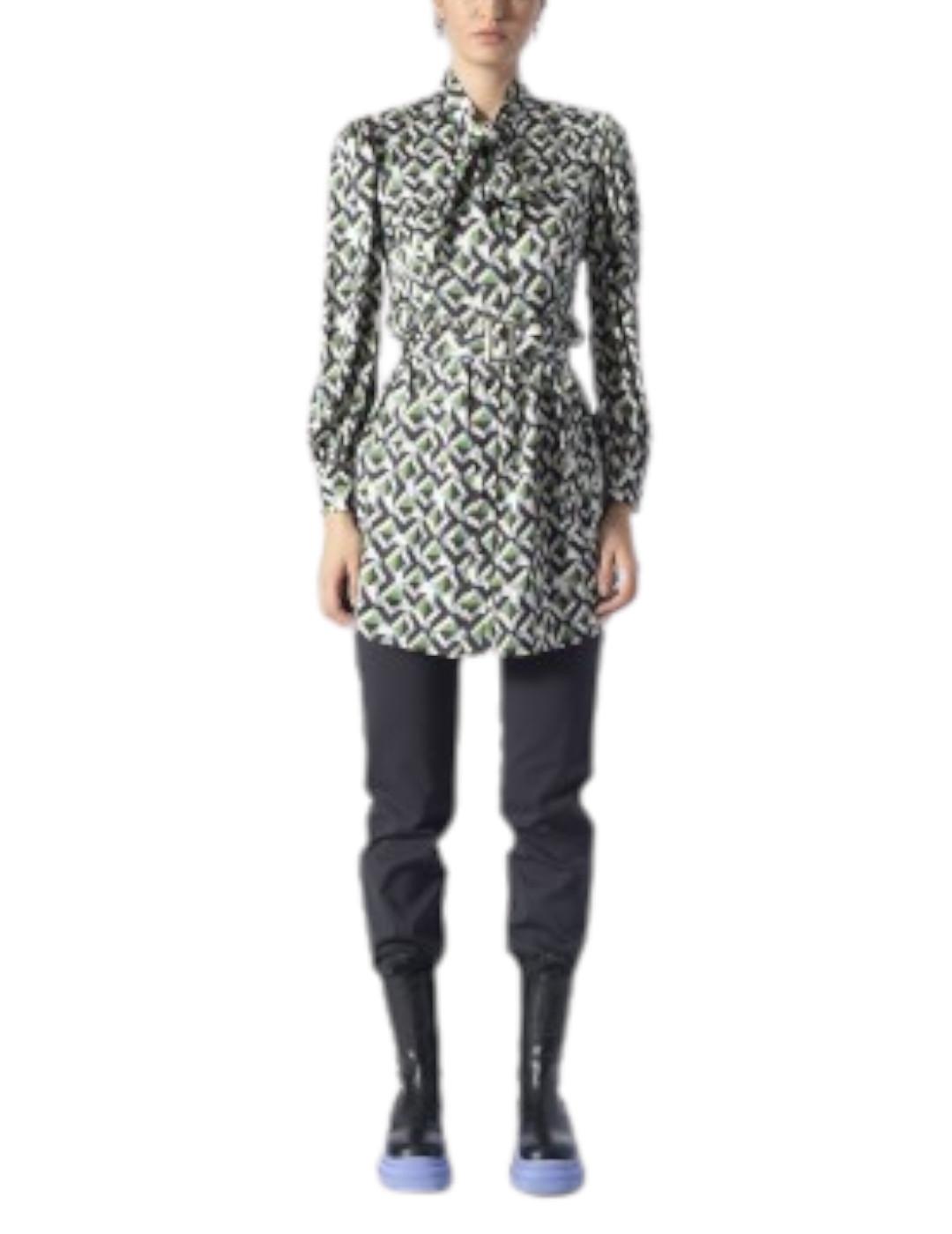 Vestido Anonyme Designers Corto Darta Verde