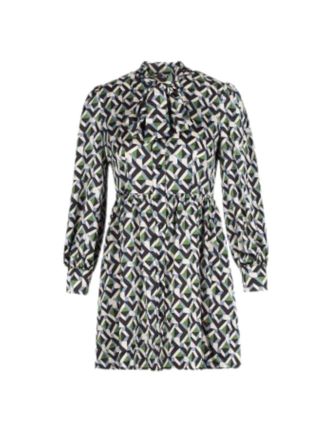 Vestido Anonyme Designers Corto Darta Verde