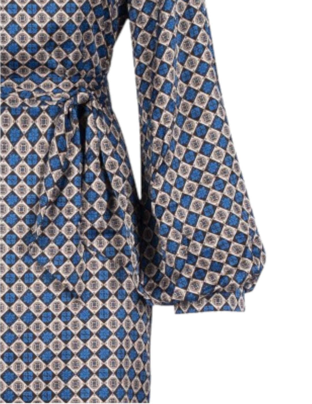 Vestido Anonyme Designers Túnica Corto Doriana Azul