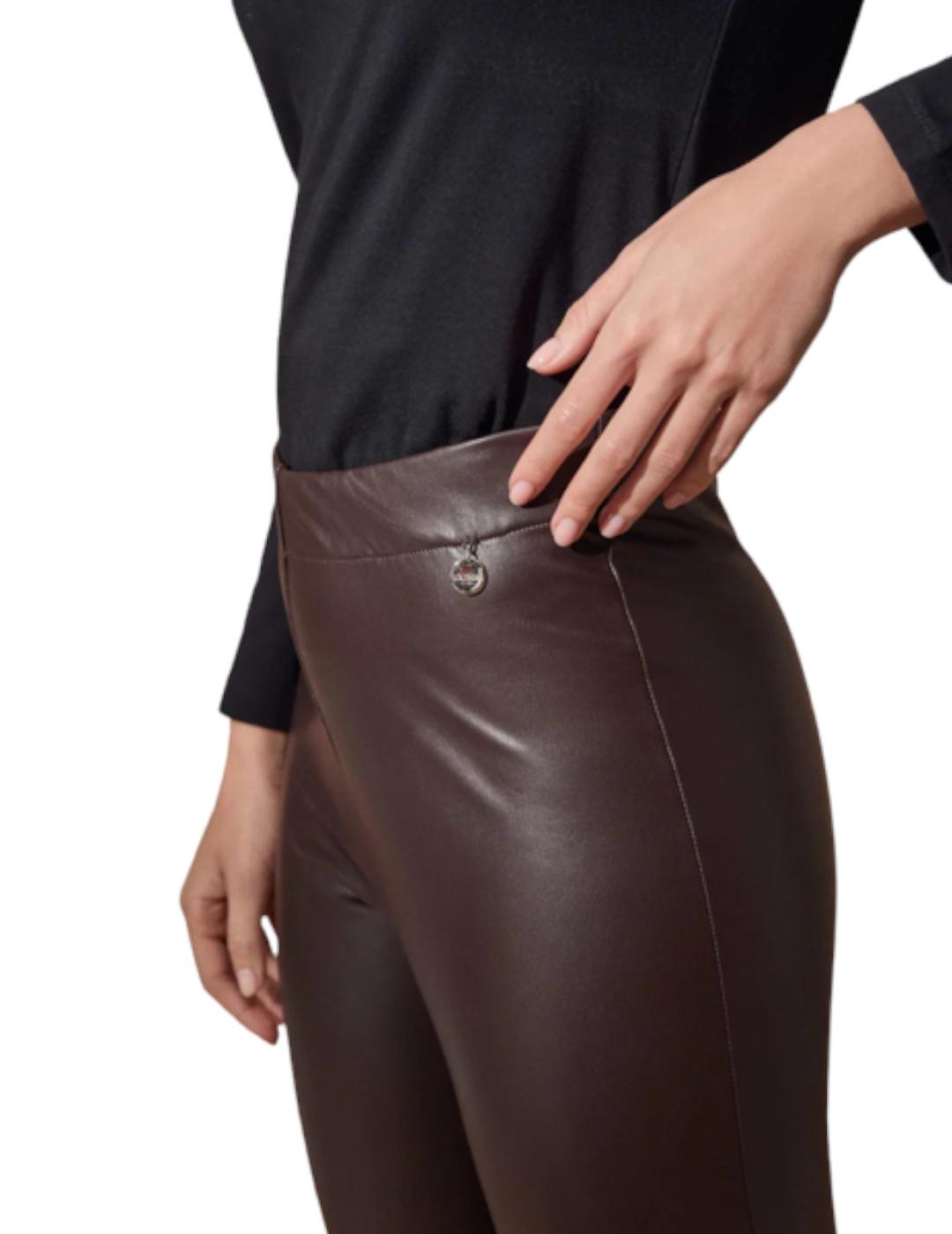 Pantalón Lolitas&L Polipiel Marrón