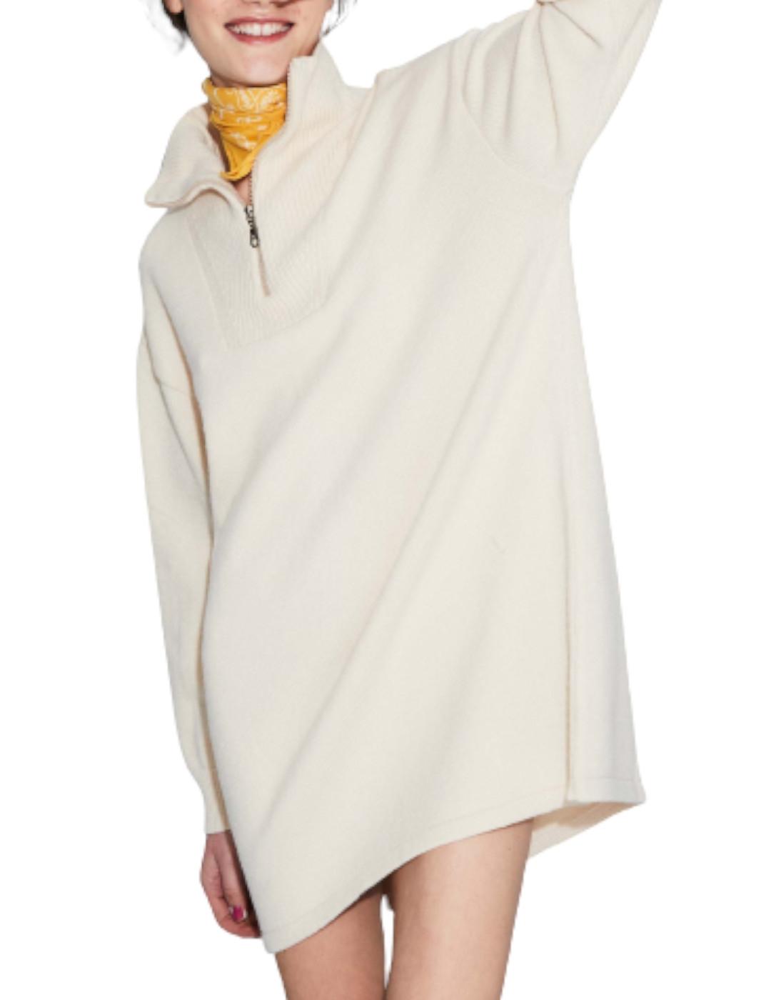 Vestido &me Unlimited Punto Malin Crudo