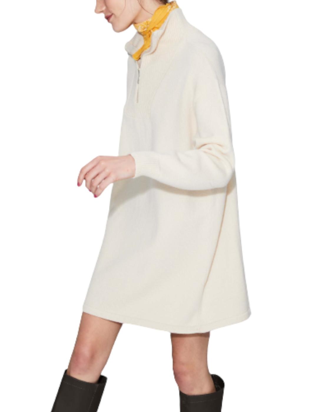 Vestido &me Unlimited Punto Malin Crudo