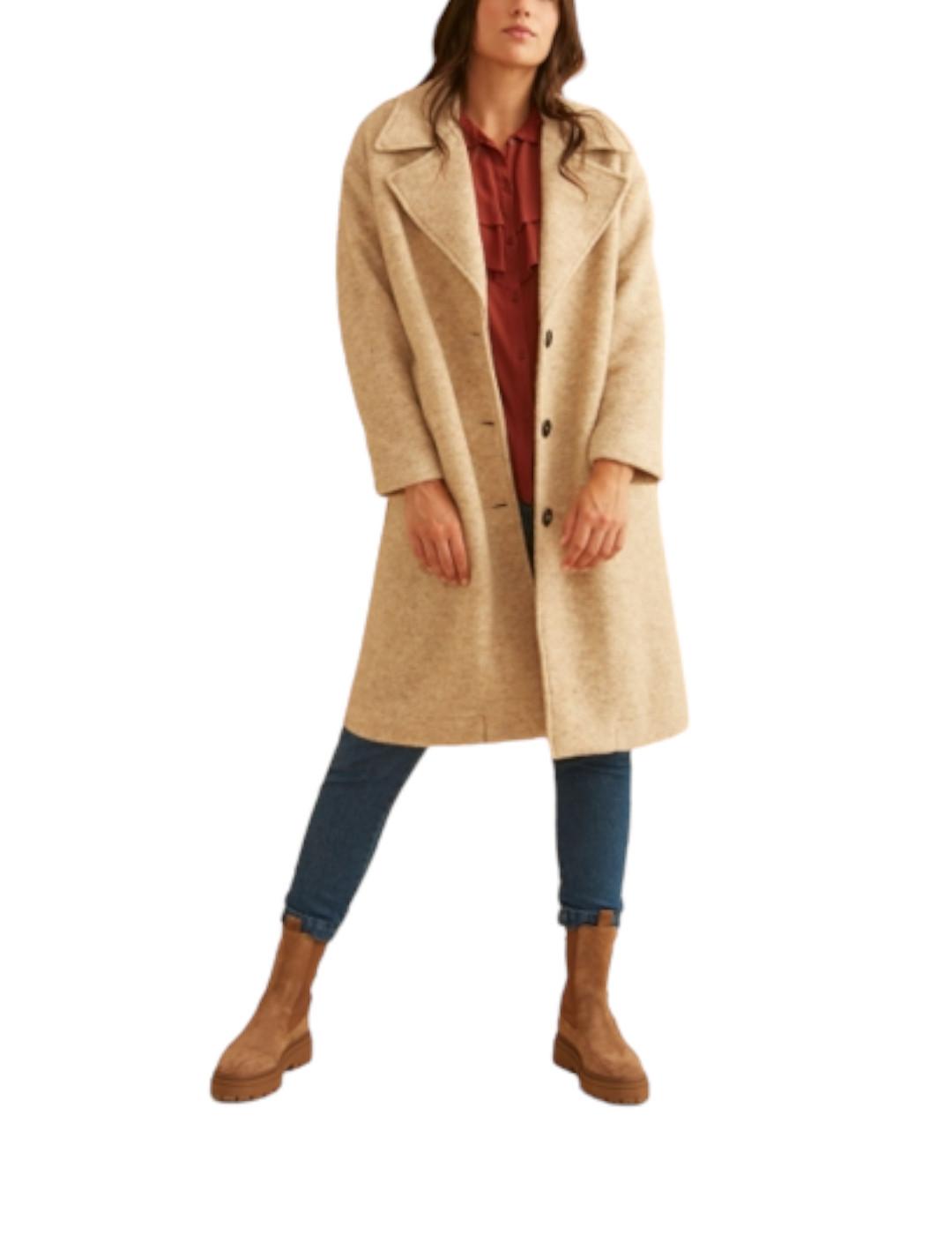 Abrigo LAB Collection Lana Beige