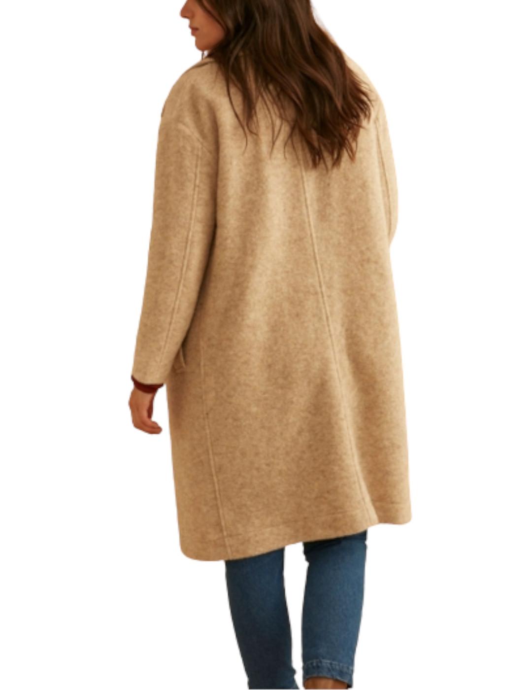 Abrigo LAB Collection Lana Beige