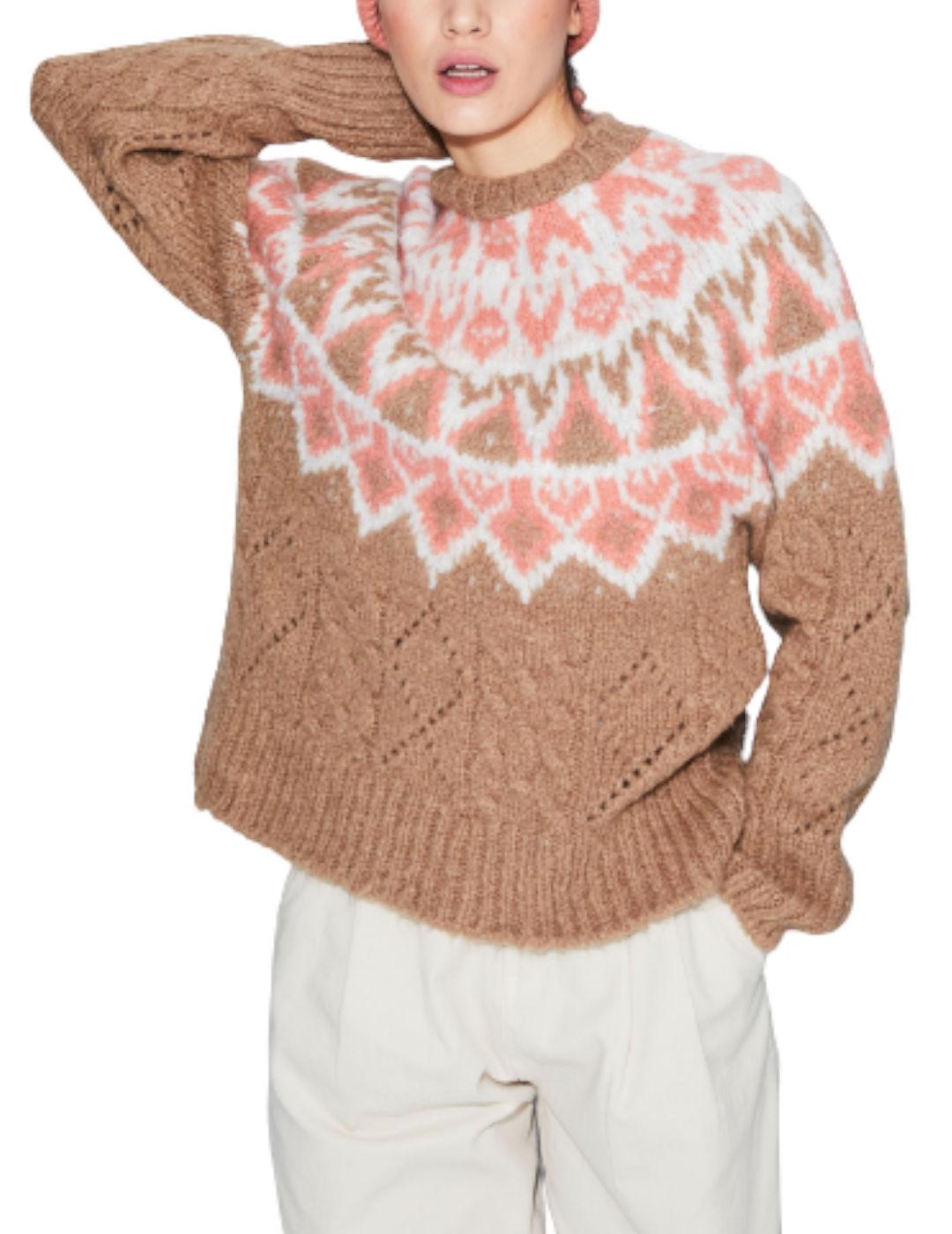 Jersey &me Unlimited Jacquard Bente Camel