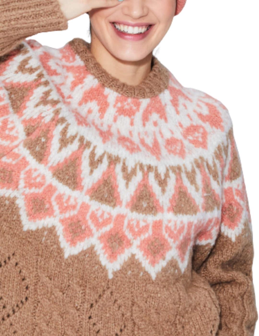 Jersey &me Unlimited Jacquard Bente Camel