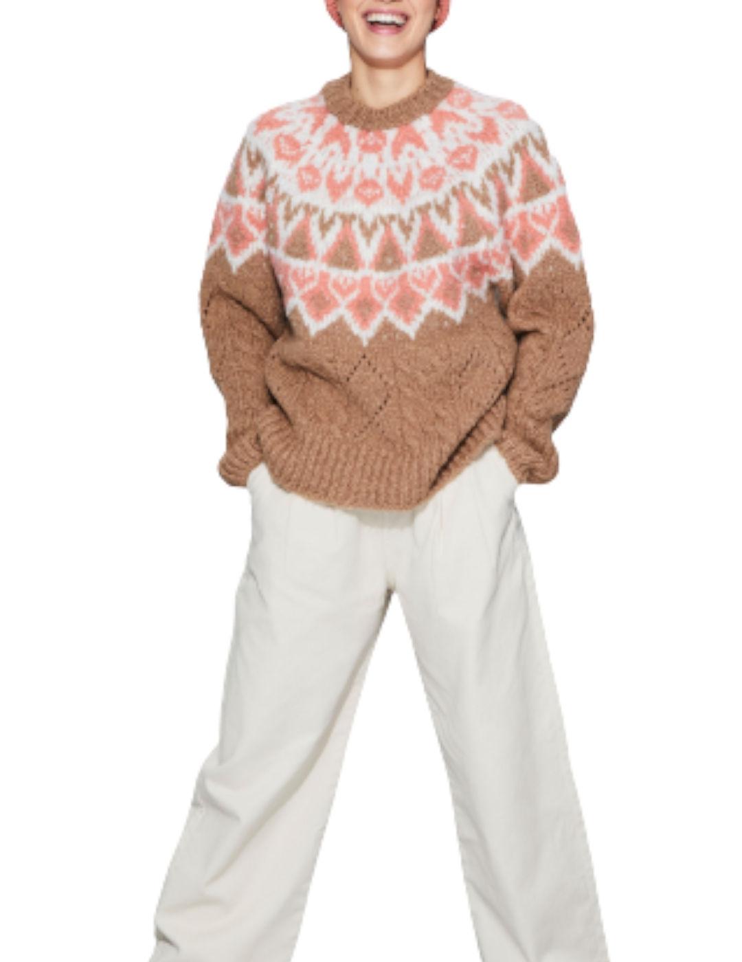 Jersey &me Unlimited Jacquard Bente Camel