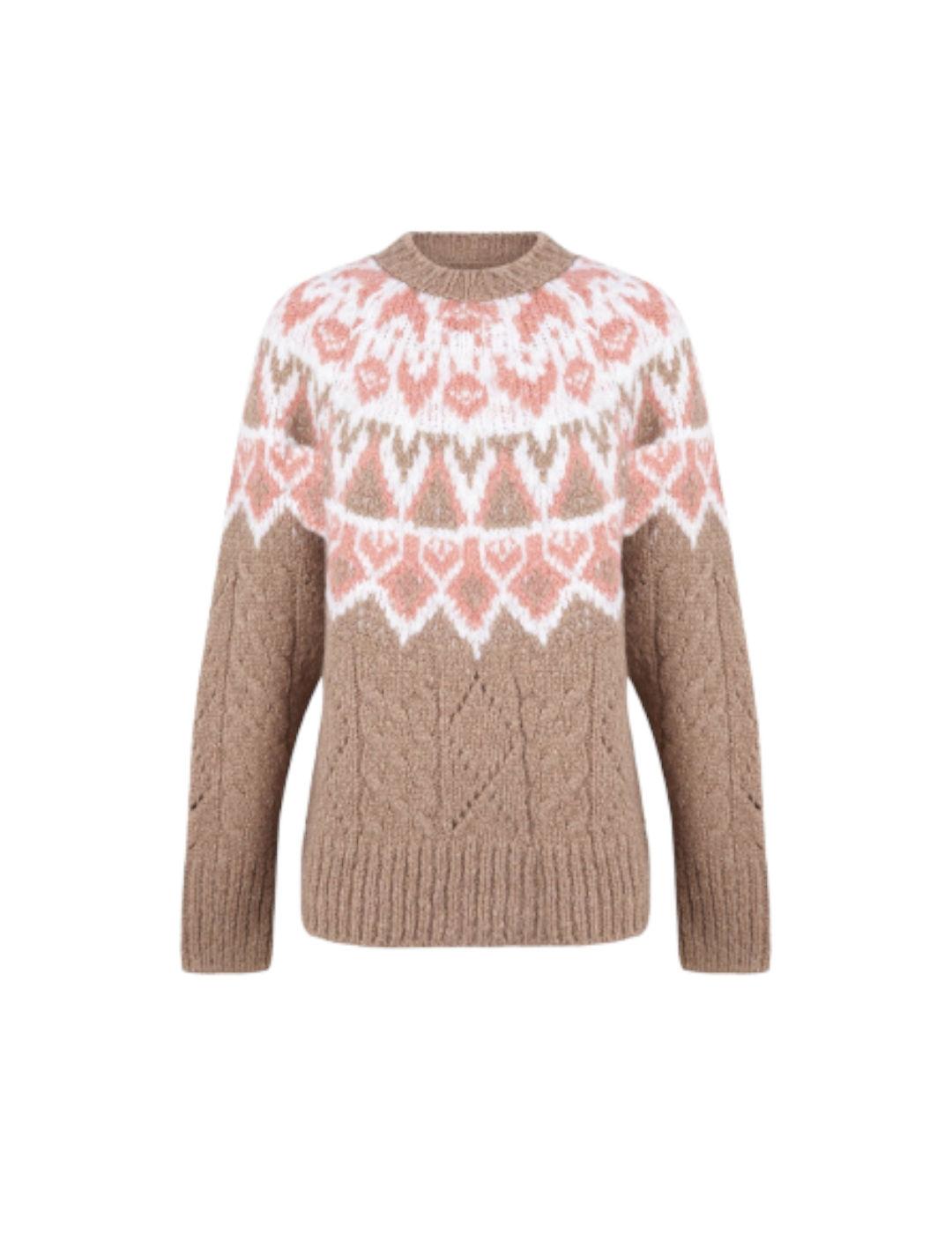 Jersey &me Unlimited Jacquard Bente Camel