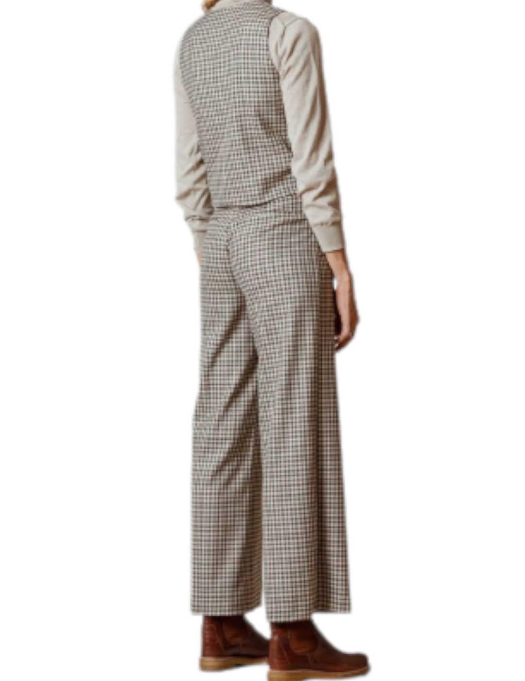 Chaleco Indi&cold Cuadros verde