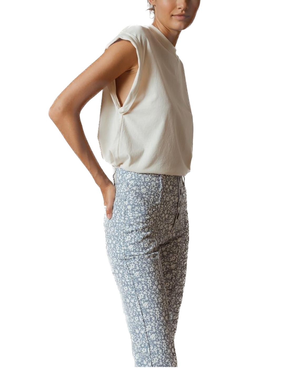 Pantalón Indi&cold Botones Azul