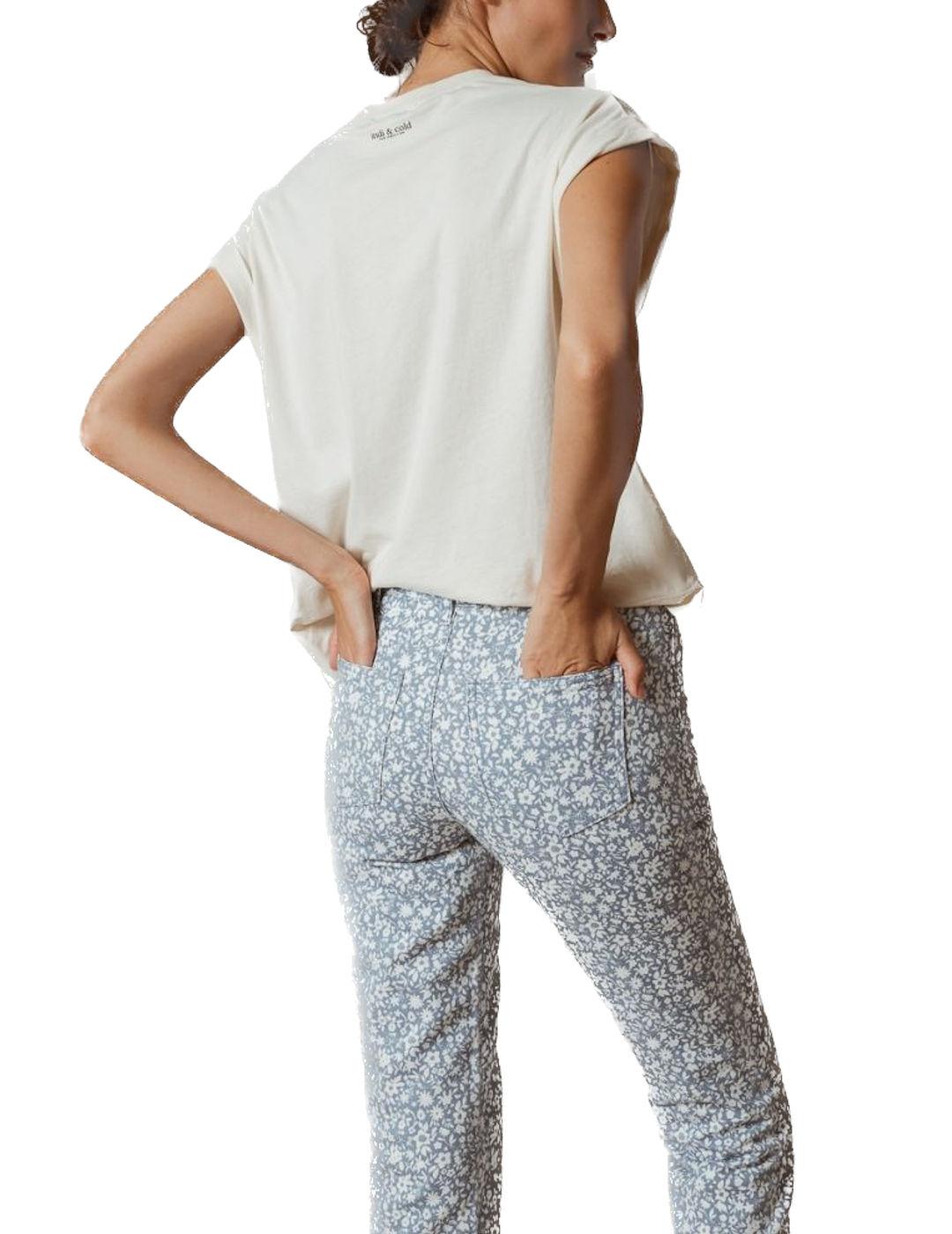 Pantalón Indi&cold Botones Azul