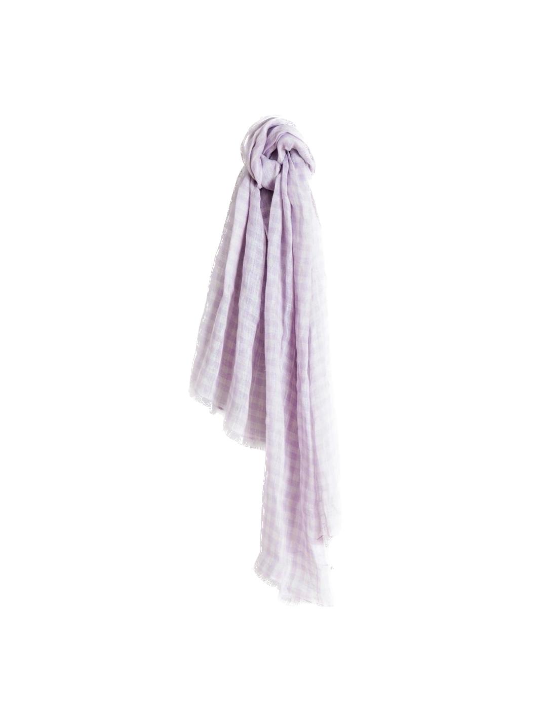 Foulard Indi&cold Cuadros Lila
