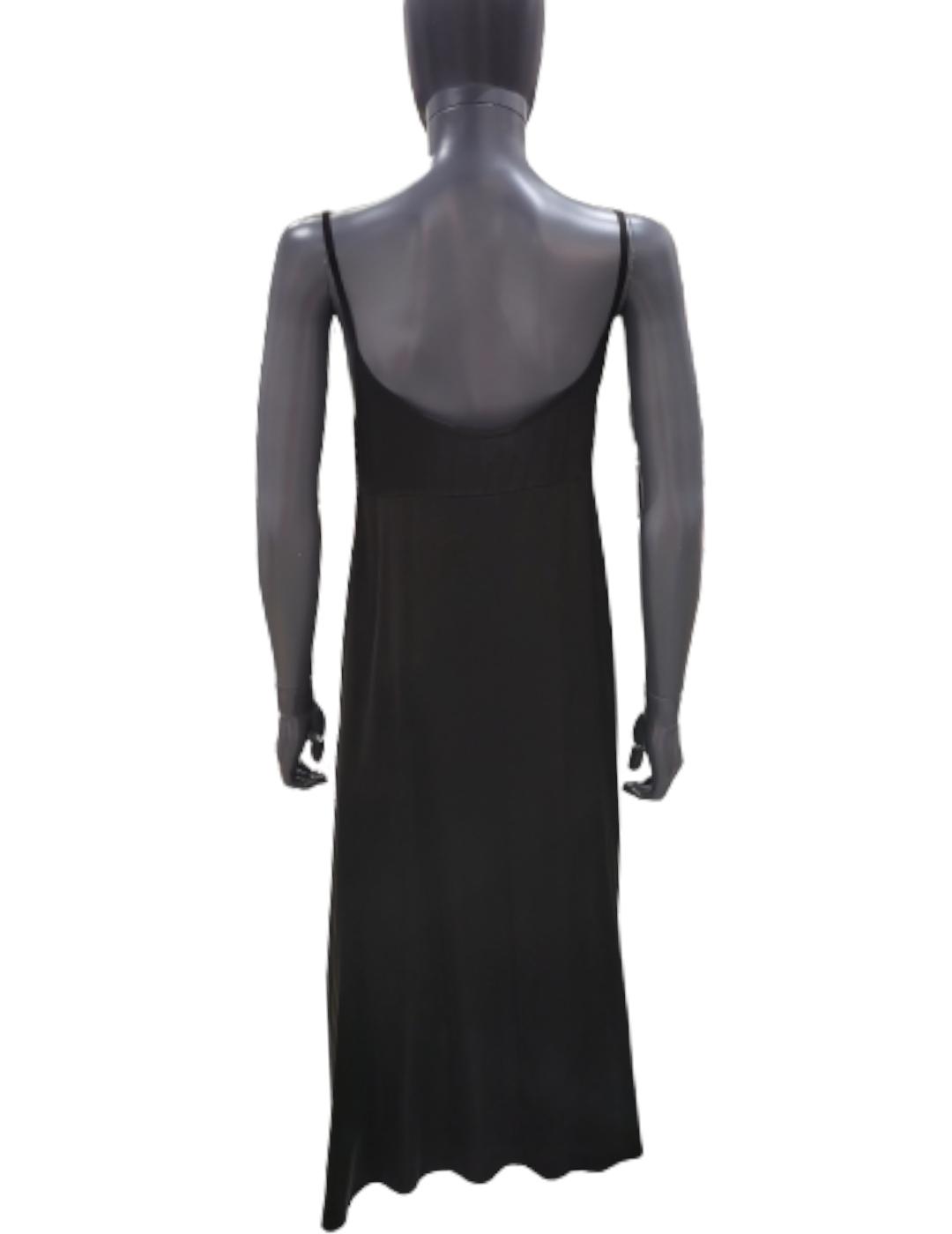 Vestido Anonyme Designers Dight Satinado Negro
