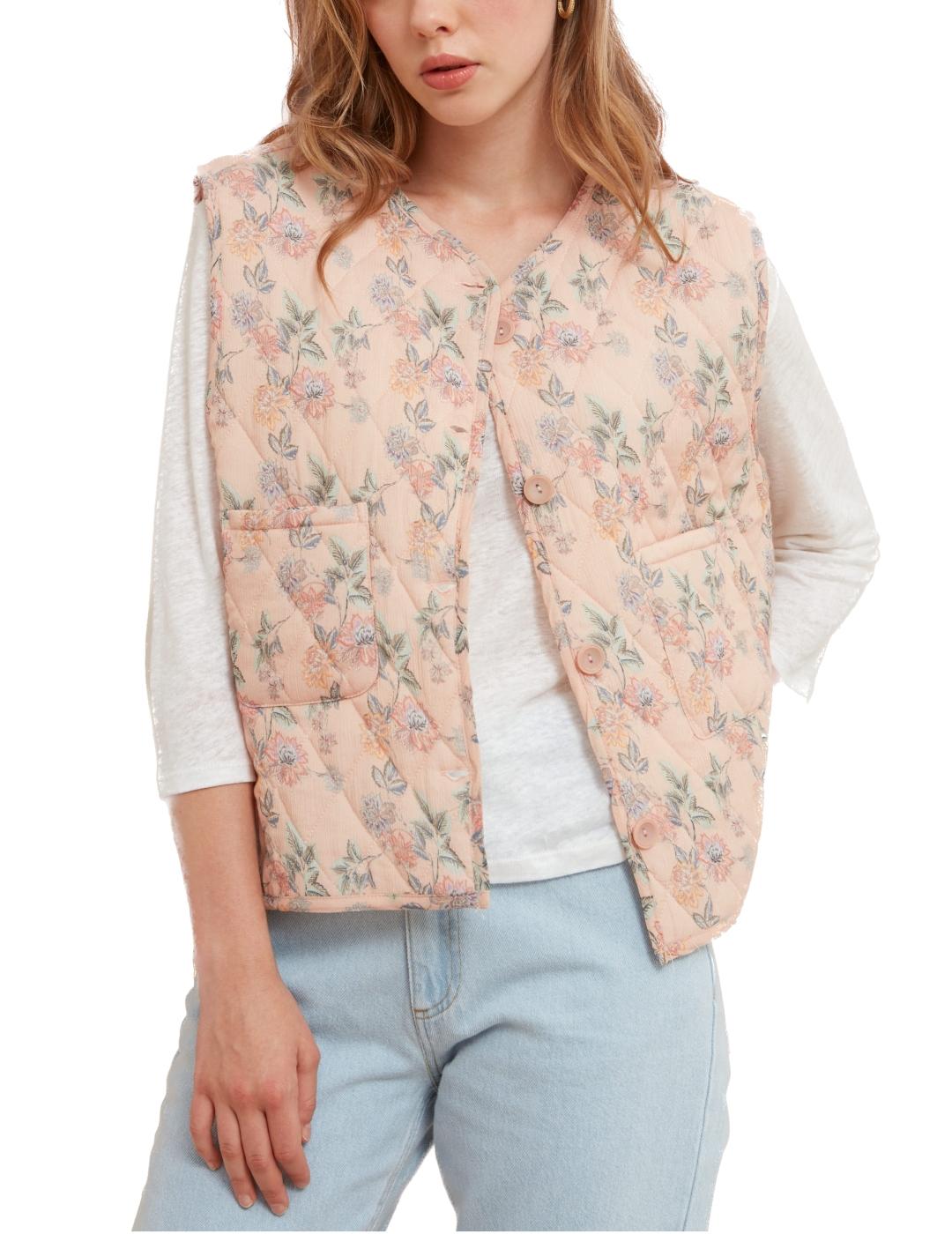 Chaleco LAB Collection Acolchado Rosa