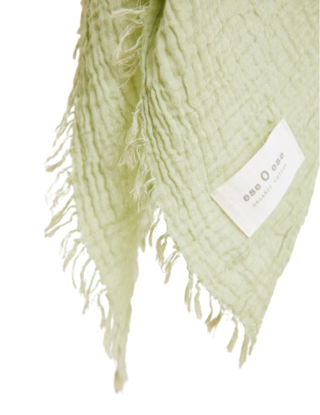 Foulard ese O ese Algodón Orgánico Verde