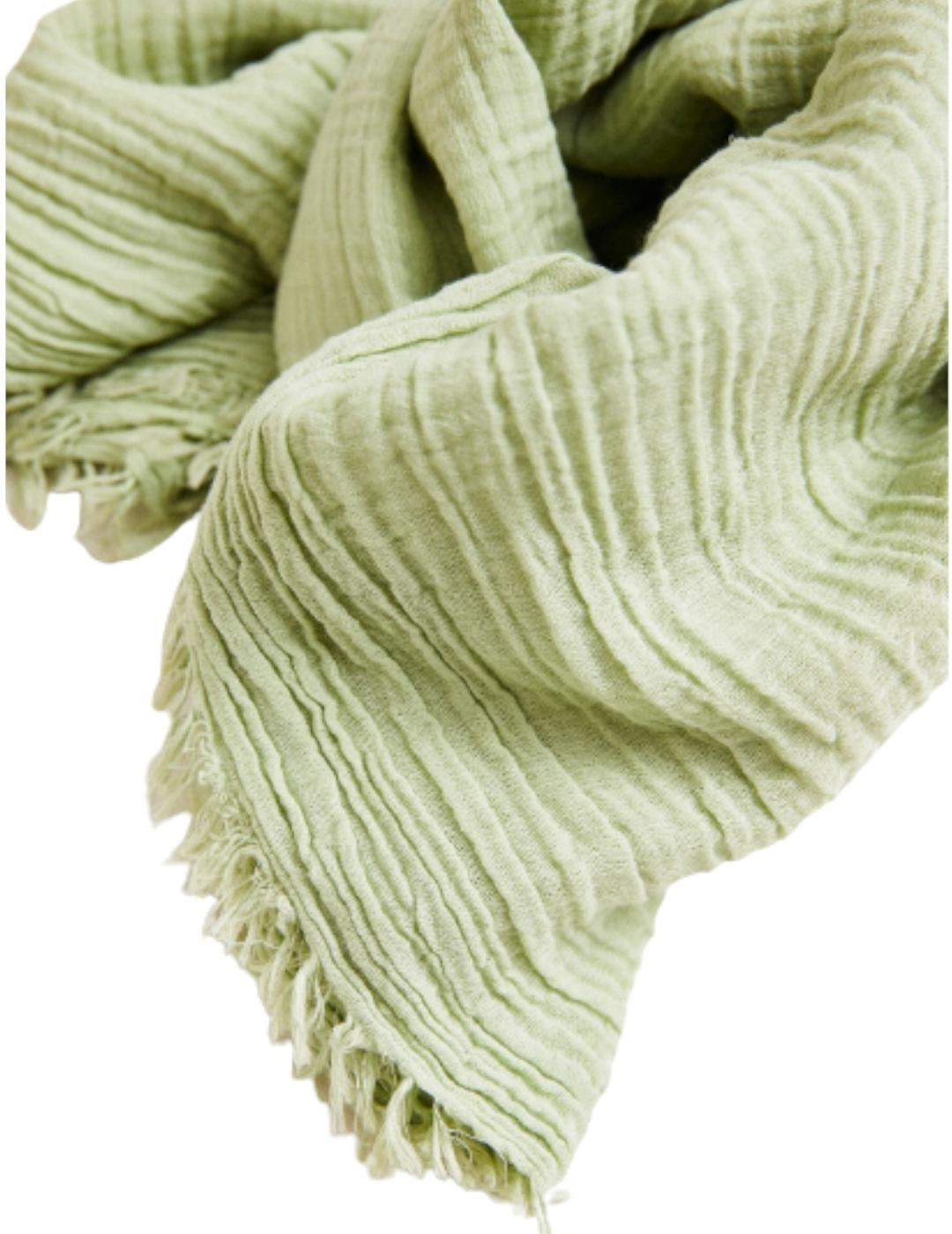 Foulard ese O ese Algodón Orgánico Verde