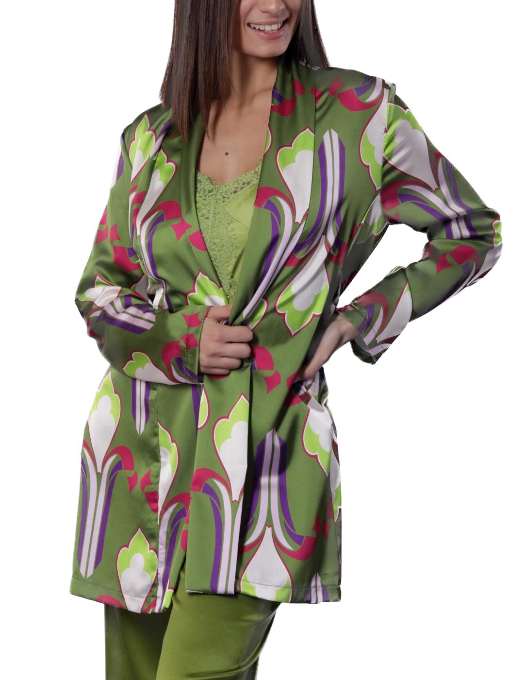 Chaqueta Mimi-Muà Kimono Verde
