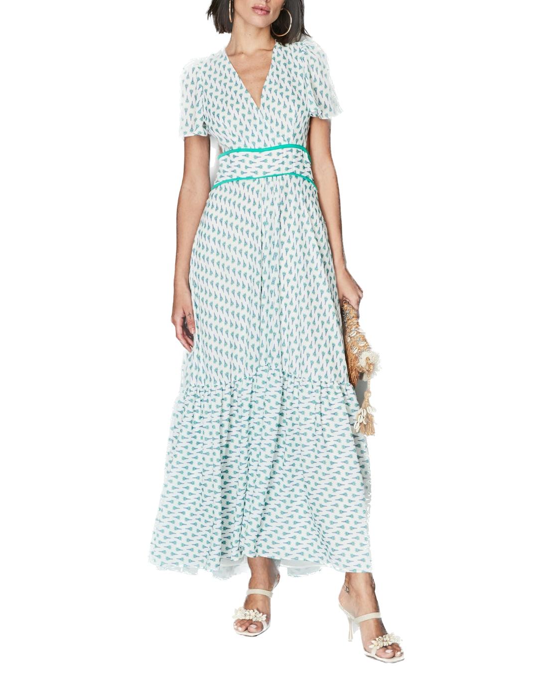 Vestido &me Unlimited Aberturas Alani Blanco