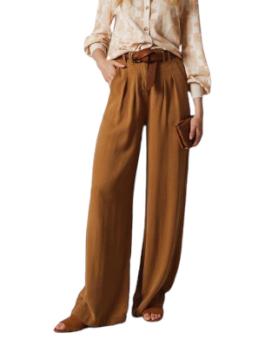 Pantalón Indi&cold Fluido Camel