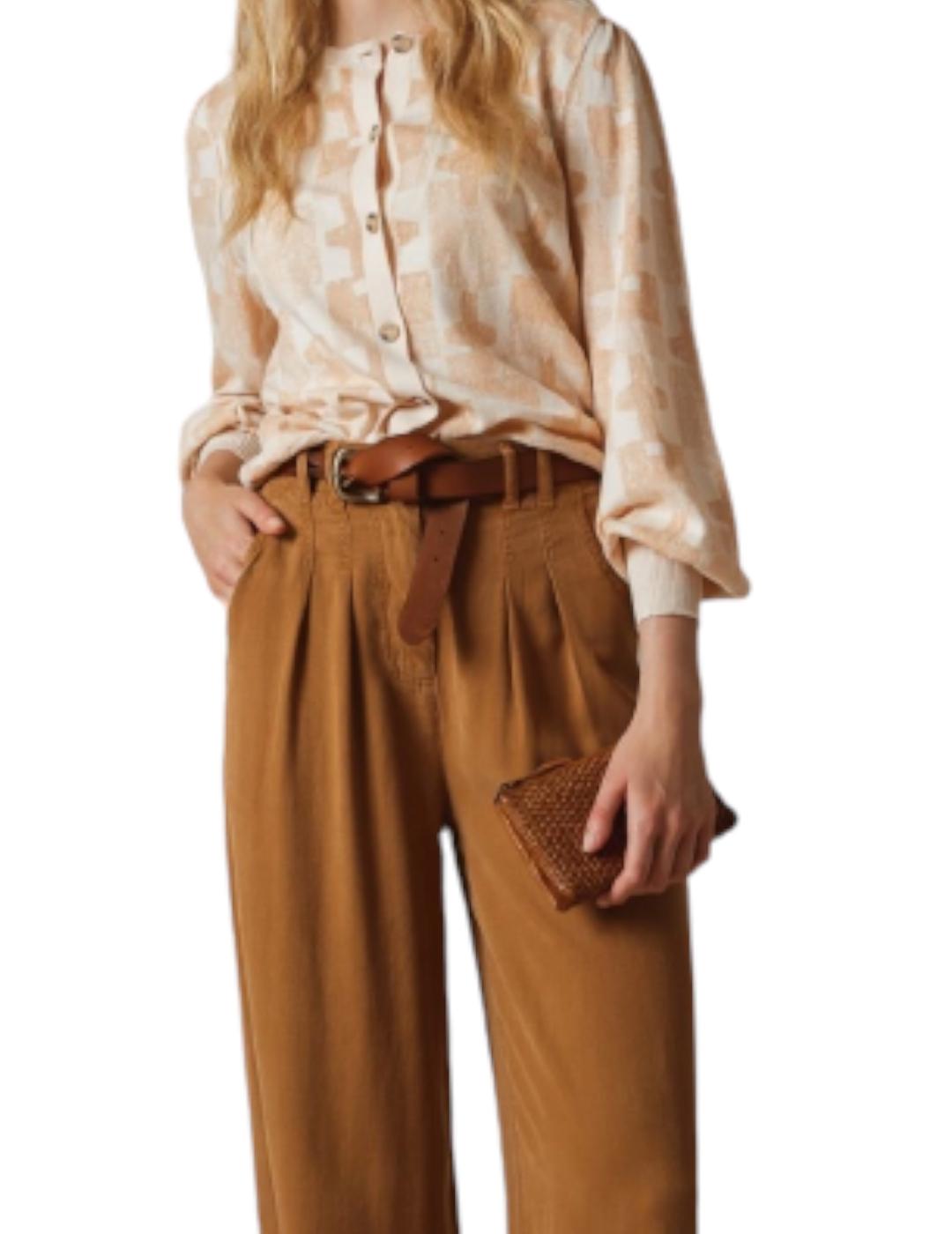 Pantalón Indi&cold Fluido Camel