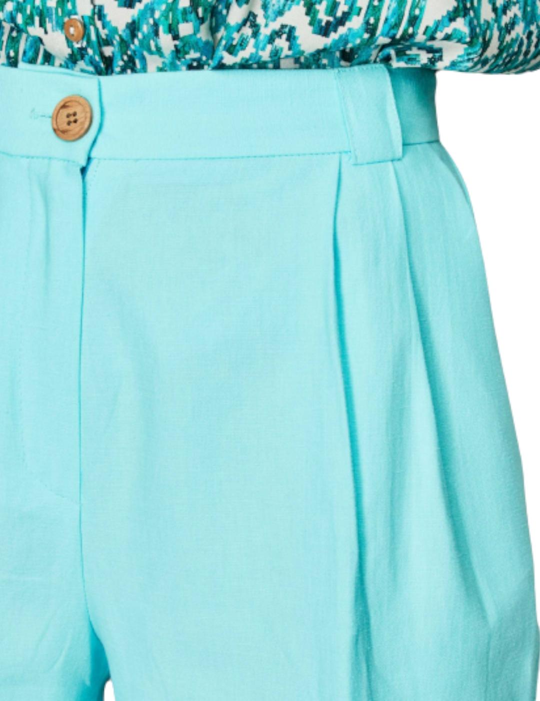 Pantalón &me Unlimited Sastre Malia Turquesa