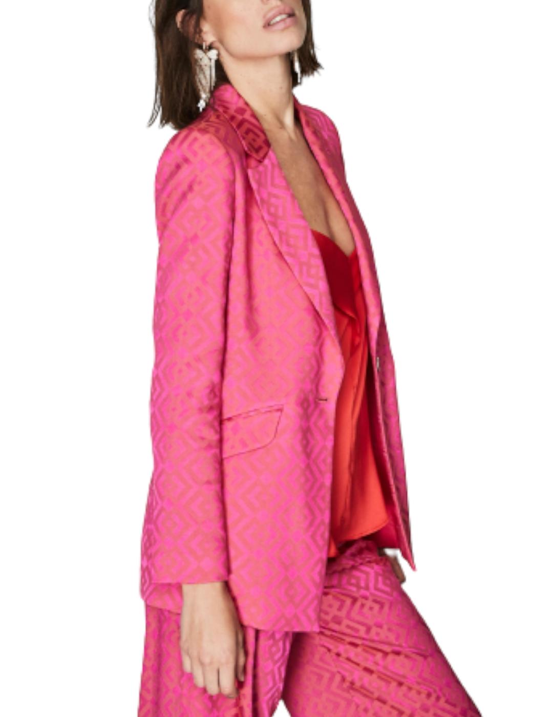 Blazer &me Unlimited Satinada Fucsia