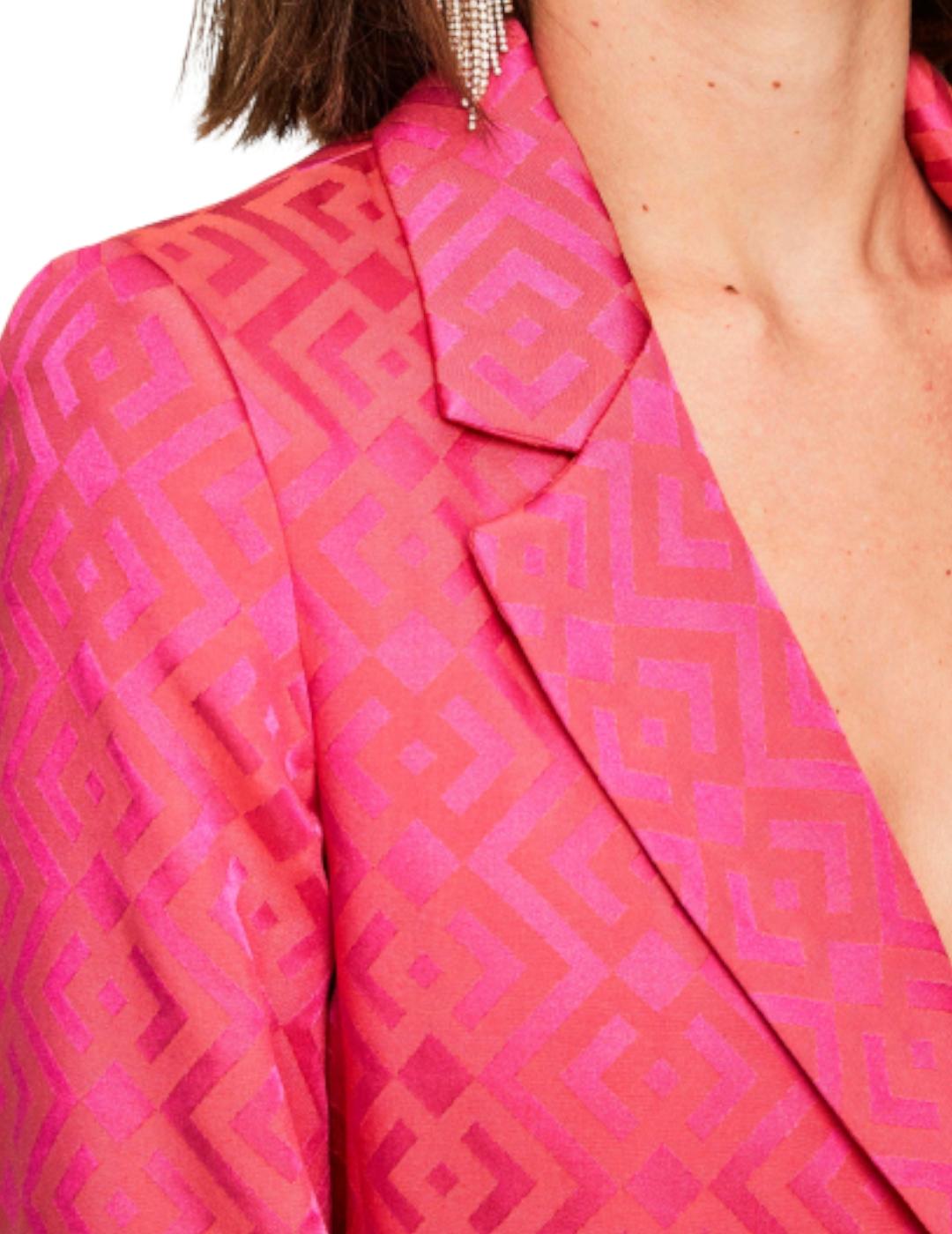 Blazer &me Unlimited Satinada Fucsia