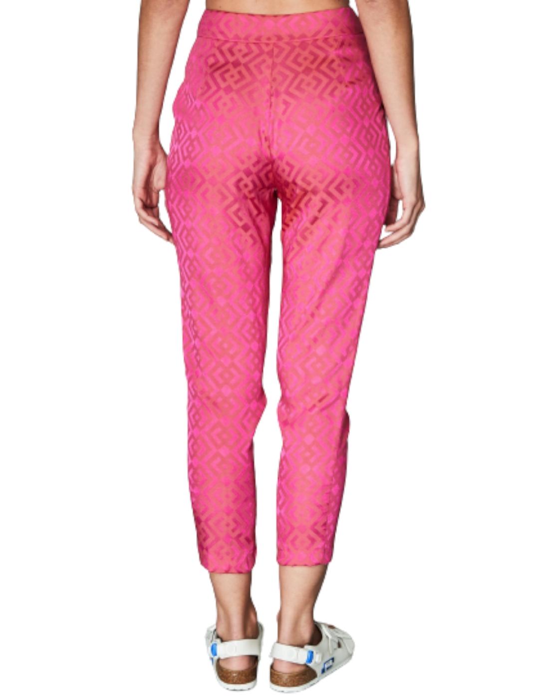 Pantalón &me Unlimited Satinado Fucsia