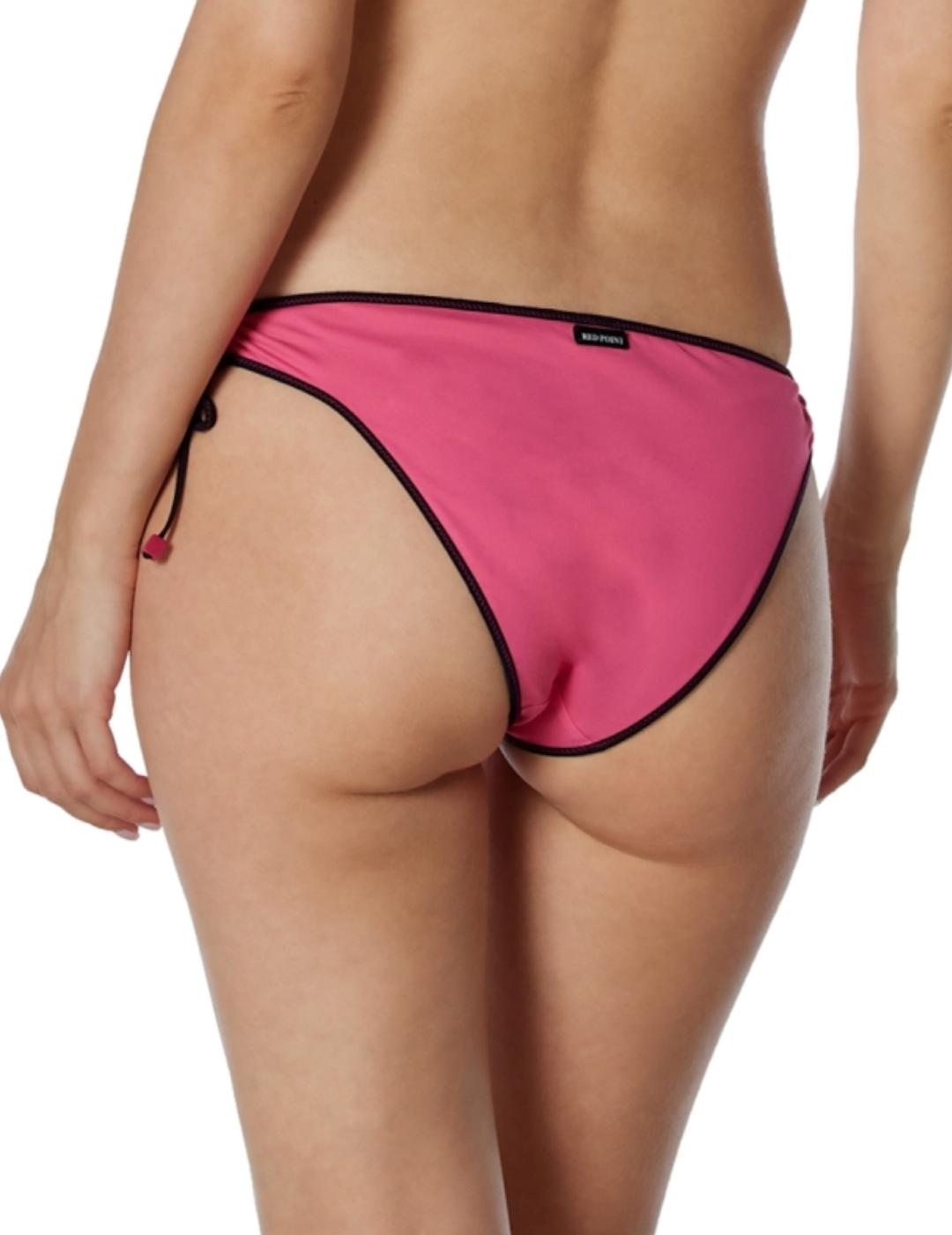 Bikini Red Point Anais Cortina Reversible Fucsia