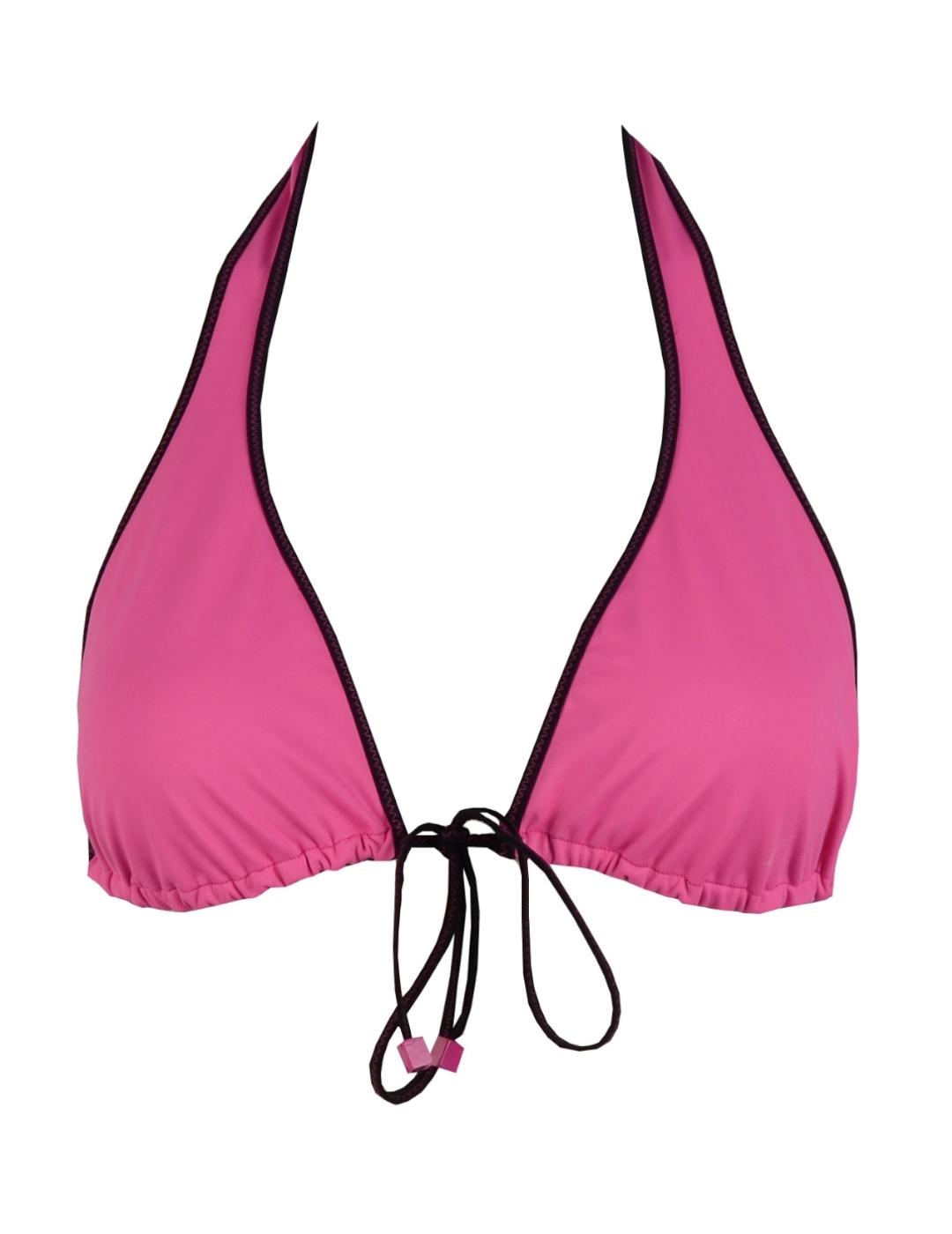 Bikini Red Point Anais Cortina Reversible Fucsia