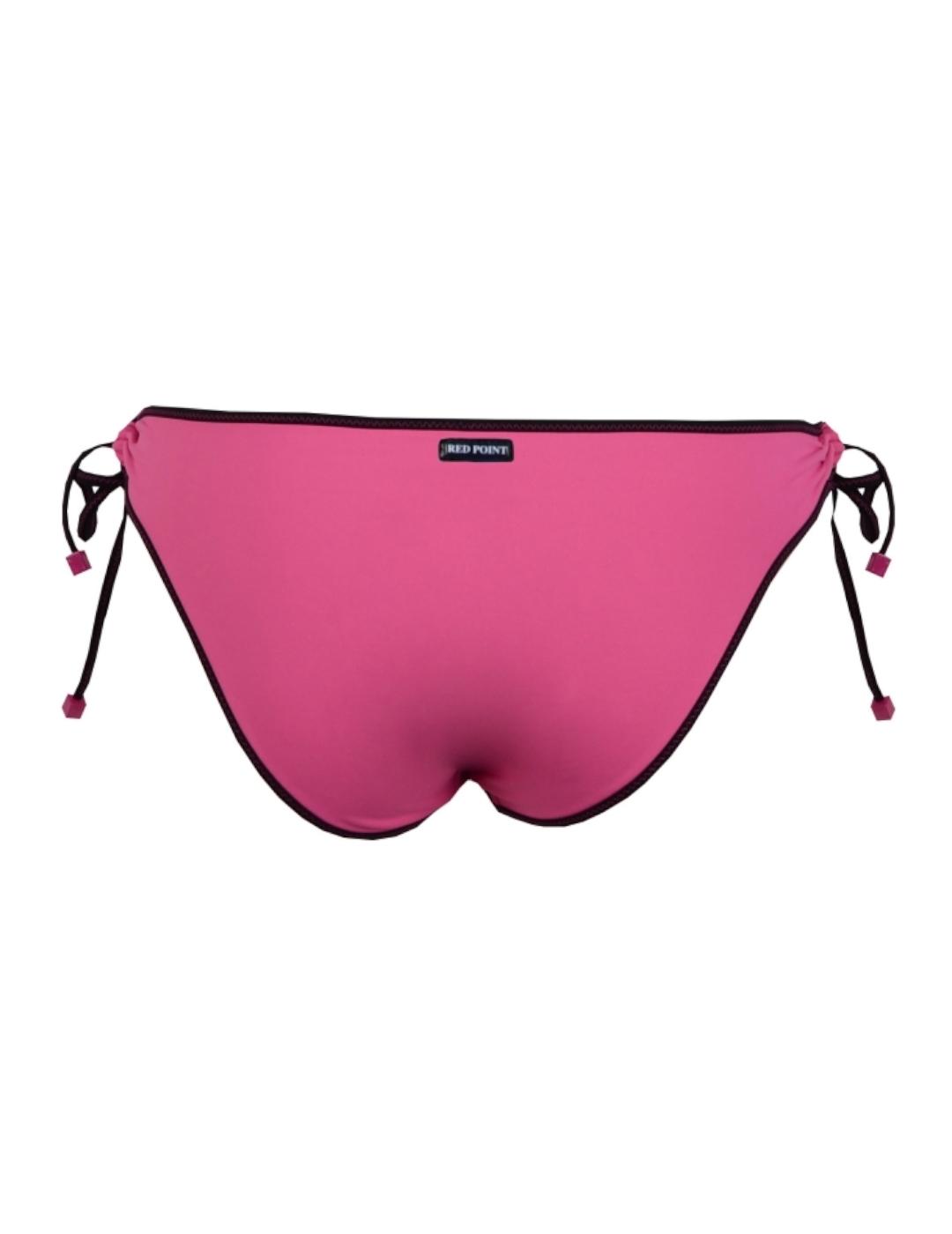 Bikini Red Point Anais Cortina Reversible Fucsia