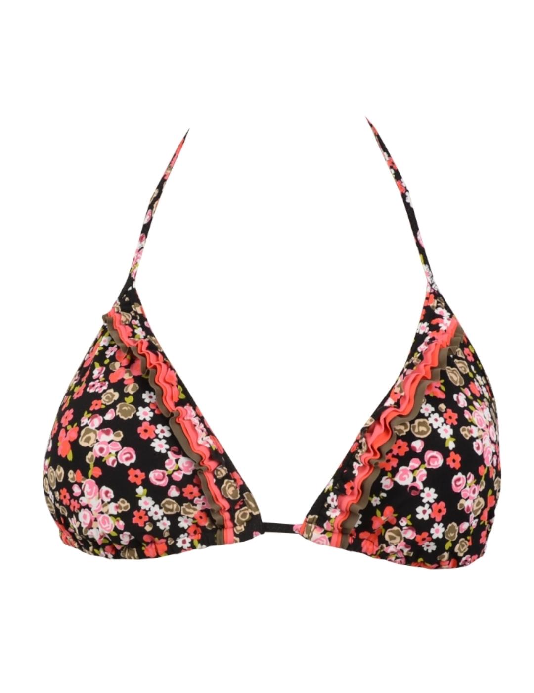 Bikini Red Point Fara Cortina Foam Negro