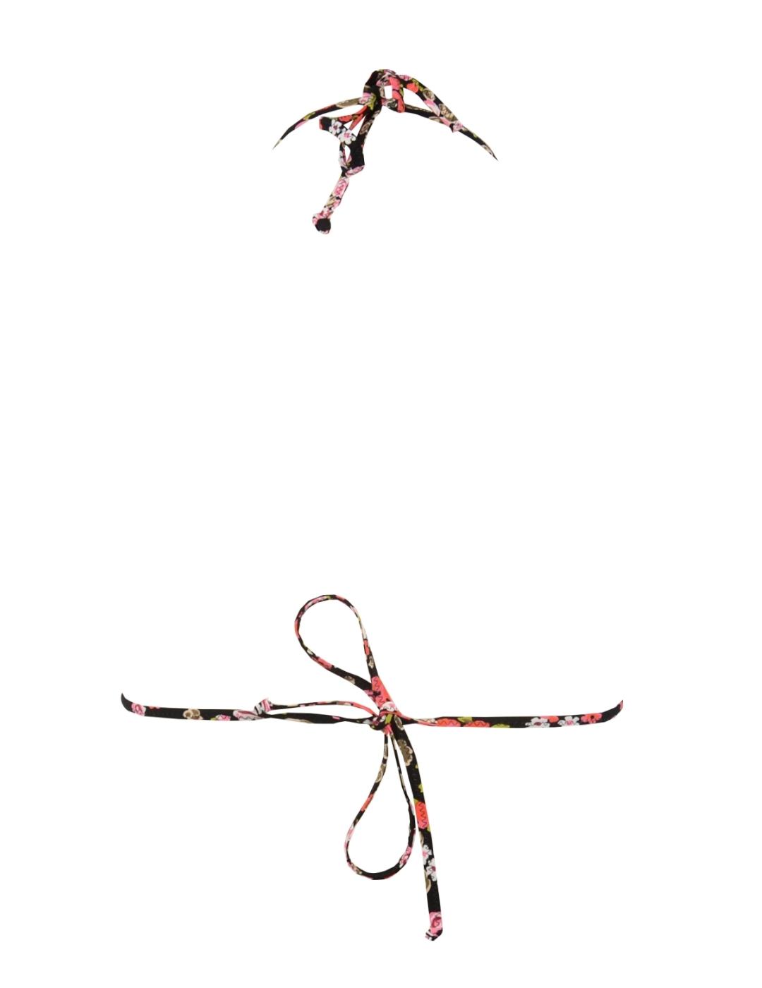 Bikini Red Point Fara Cortina Foam Negro