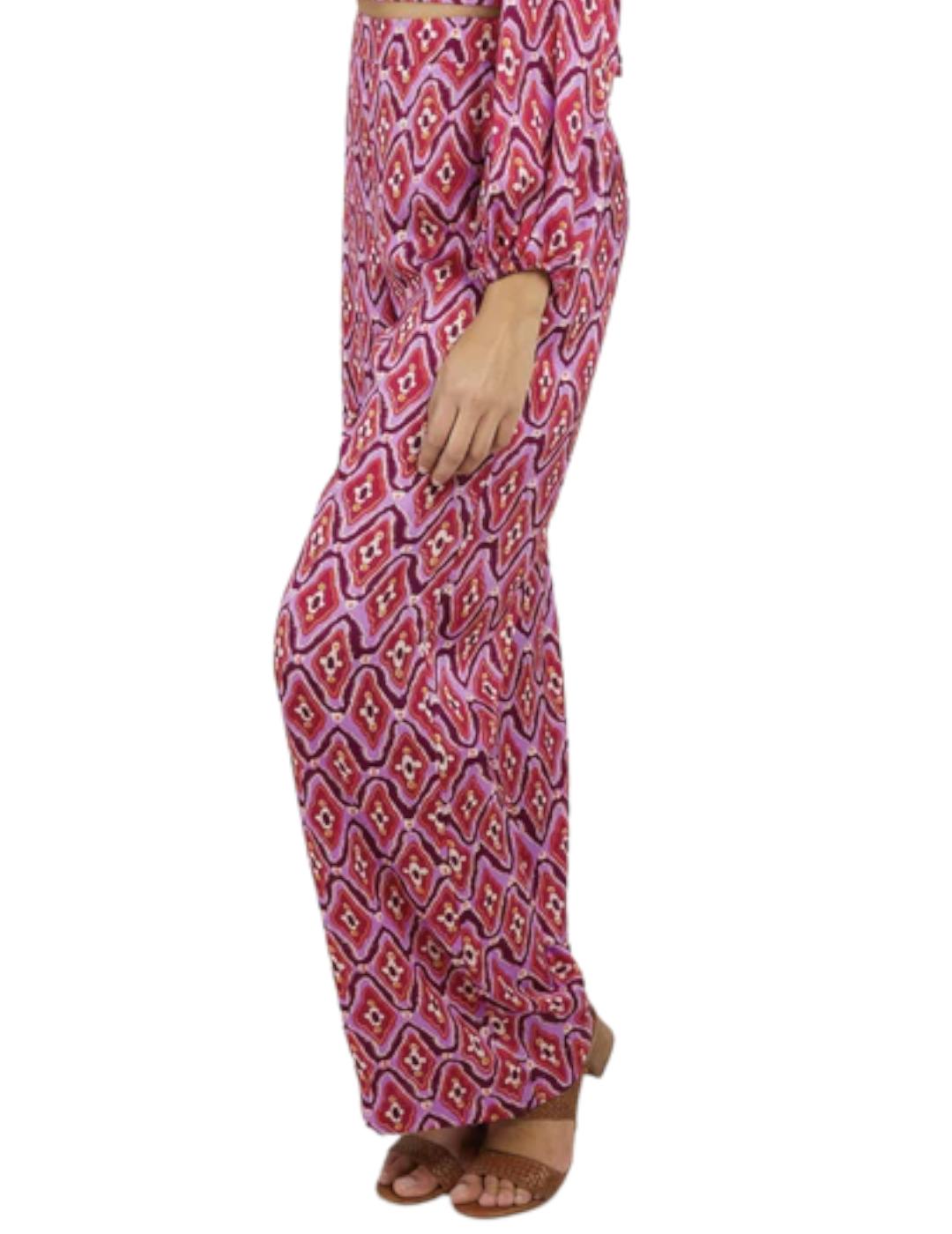 Pantalón Andy & Lucy Satinado Multicolor