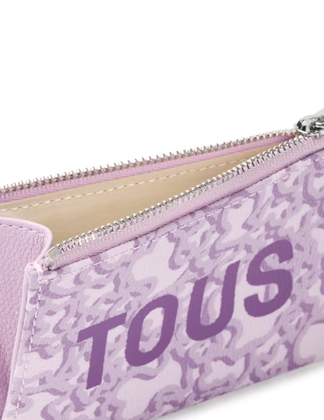 Monedero-Tarjetero Tous Kaos Mini Evolution Malva