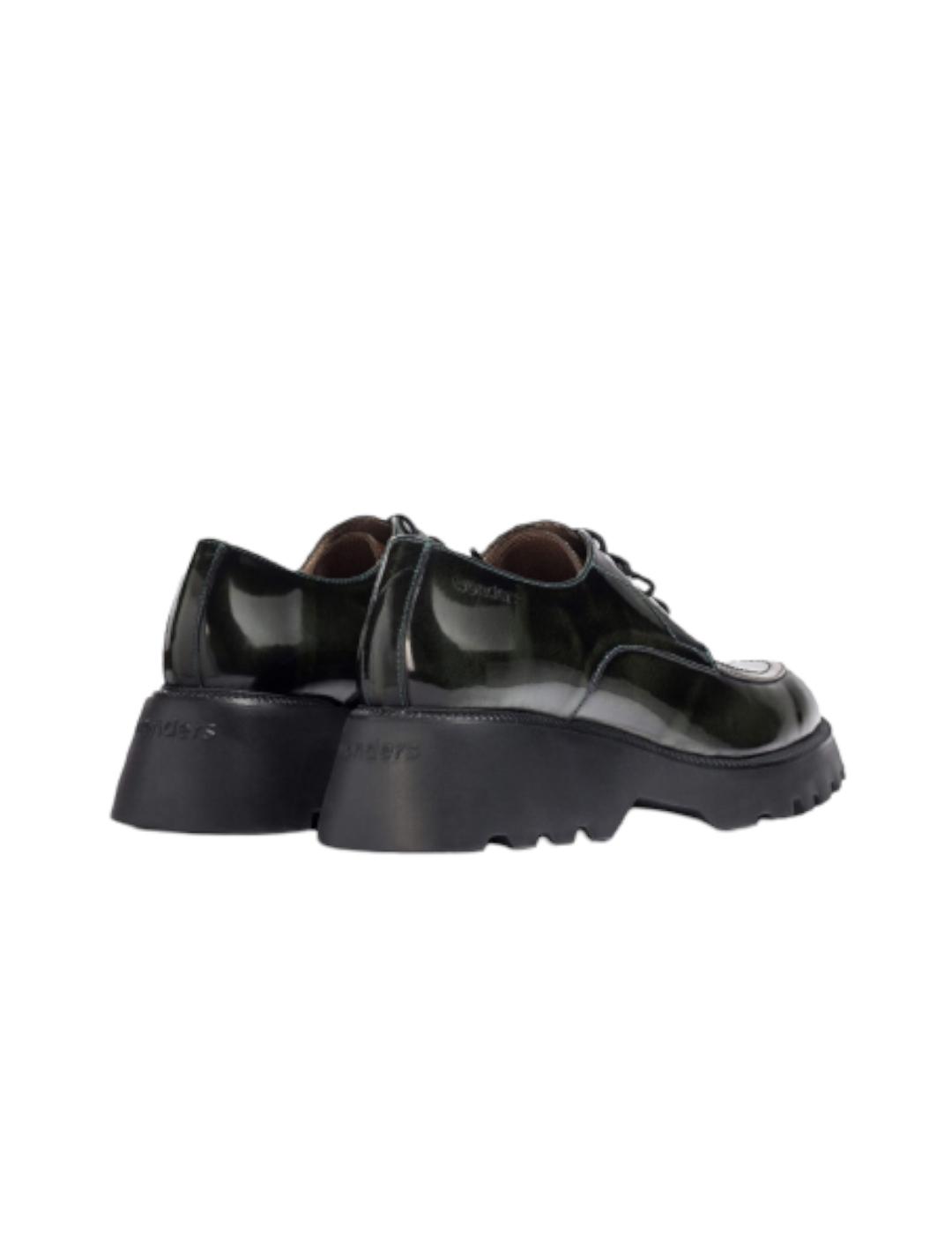 Zapato Wonders Blucher Portobello Negro